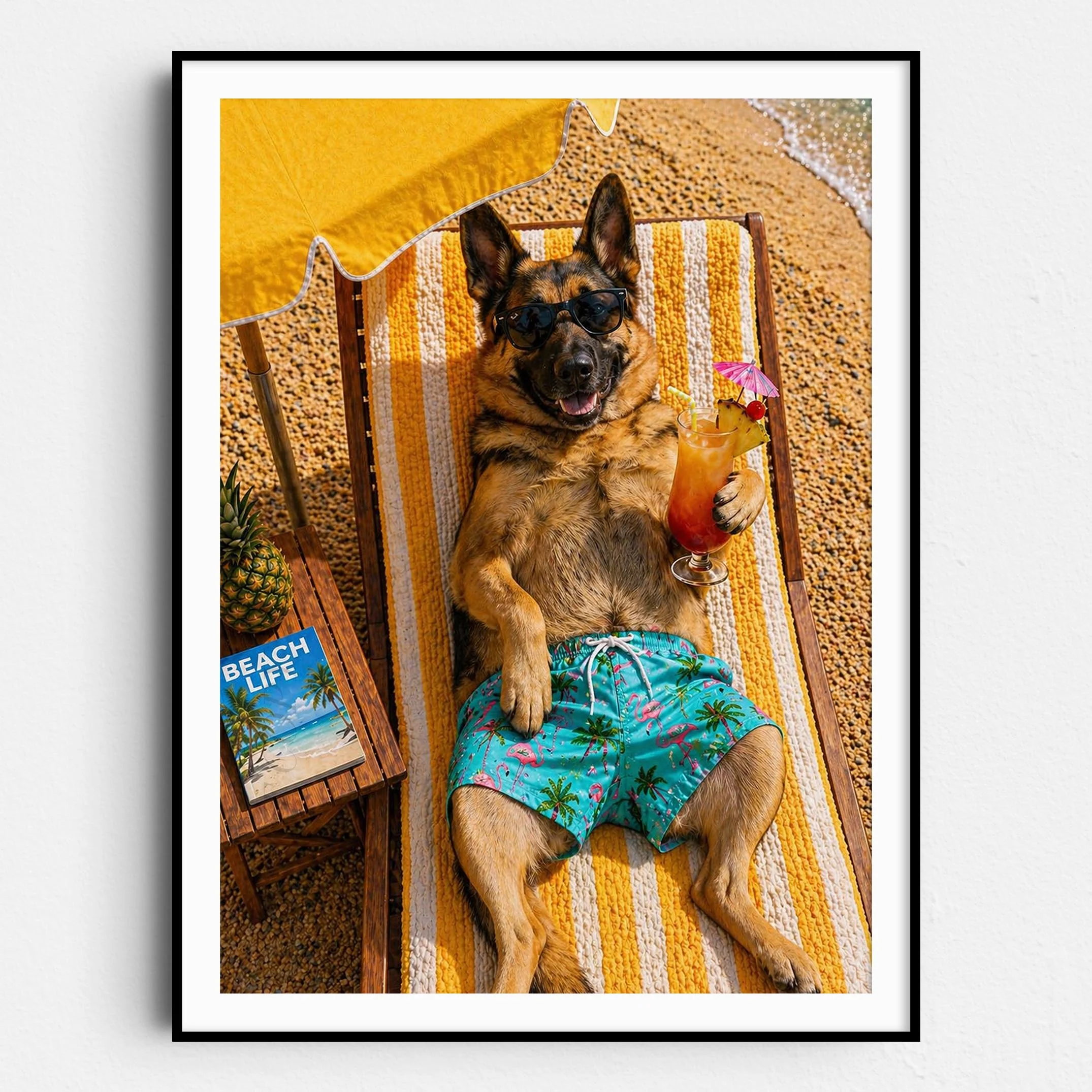 German Shepherd - Beach Life 2