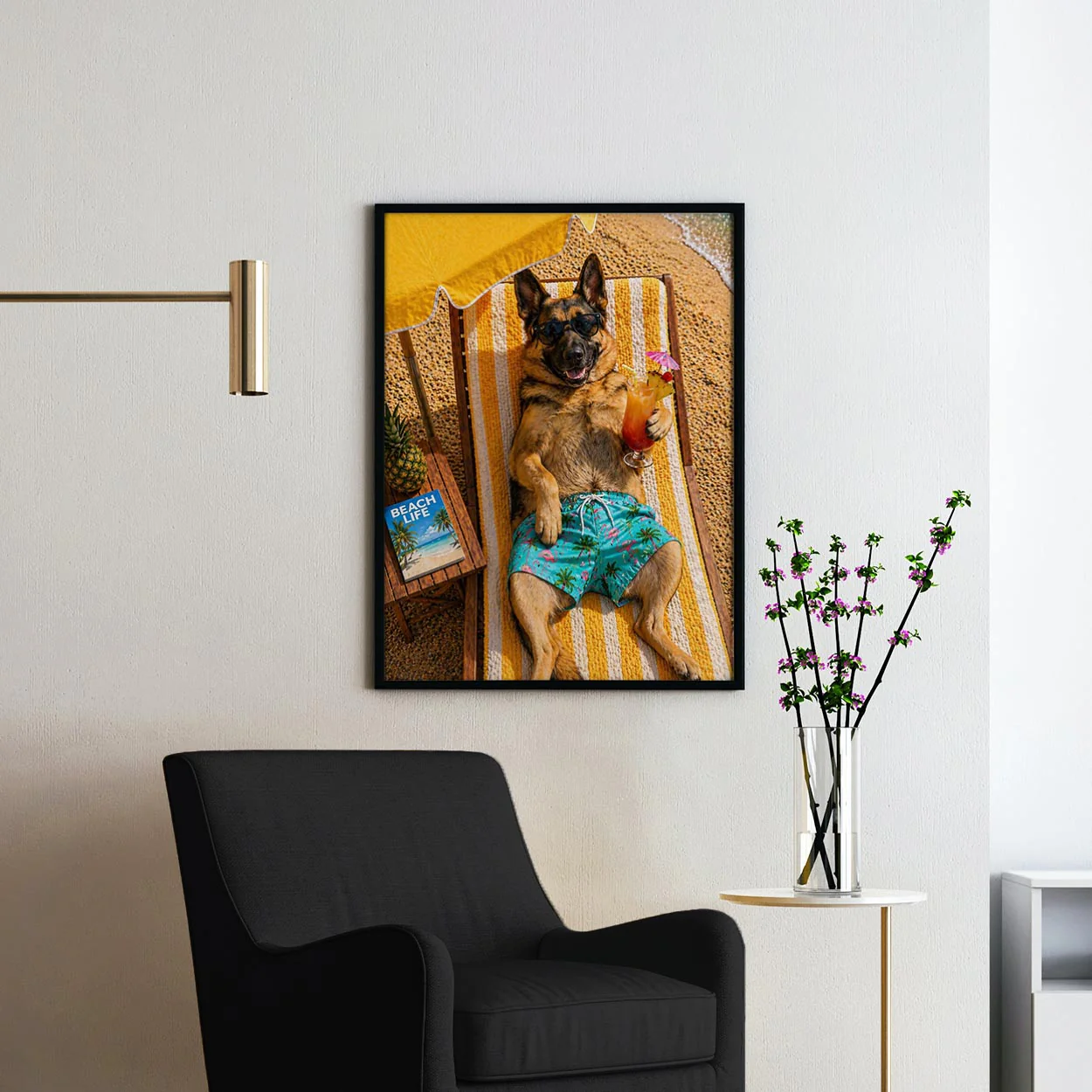 German Shepherd - Beach Life 2 - Image 2
