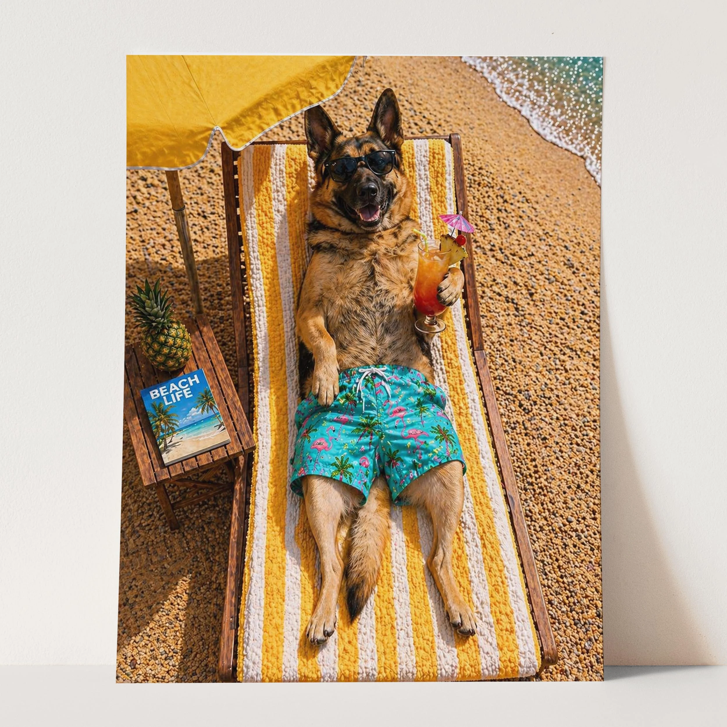 German Shepherd - Beach Life - Image 3