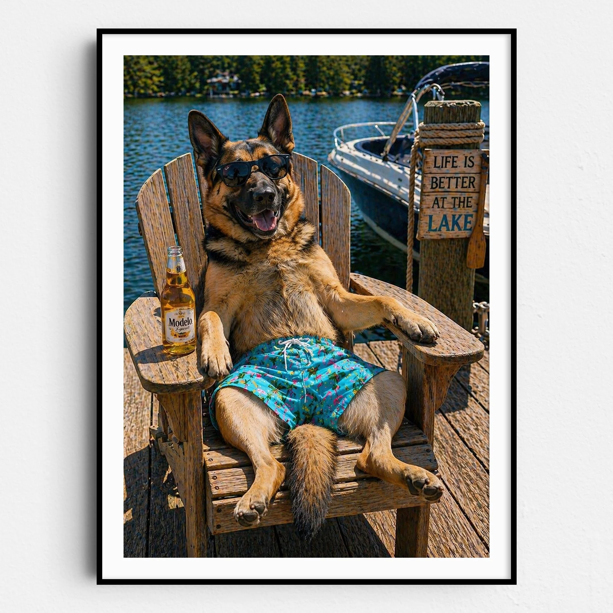 German Shepherd - Life At The Lake