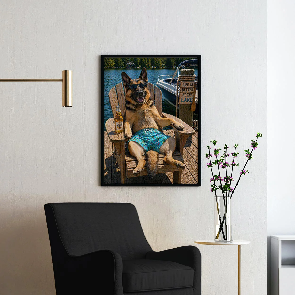 German Shepherd - Life At The Lake - Image 2