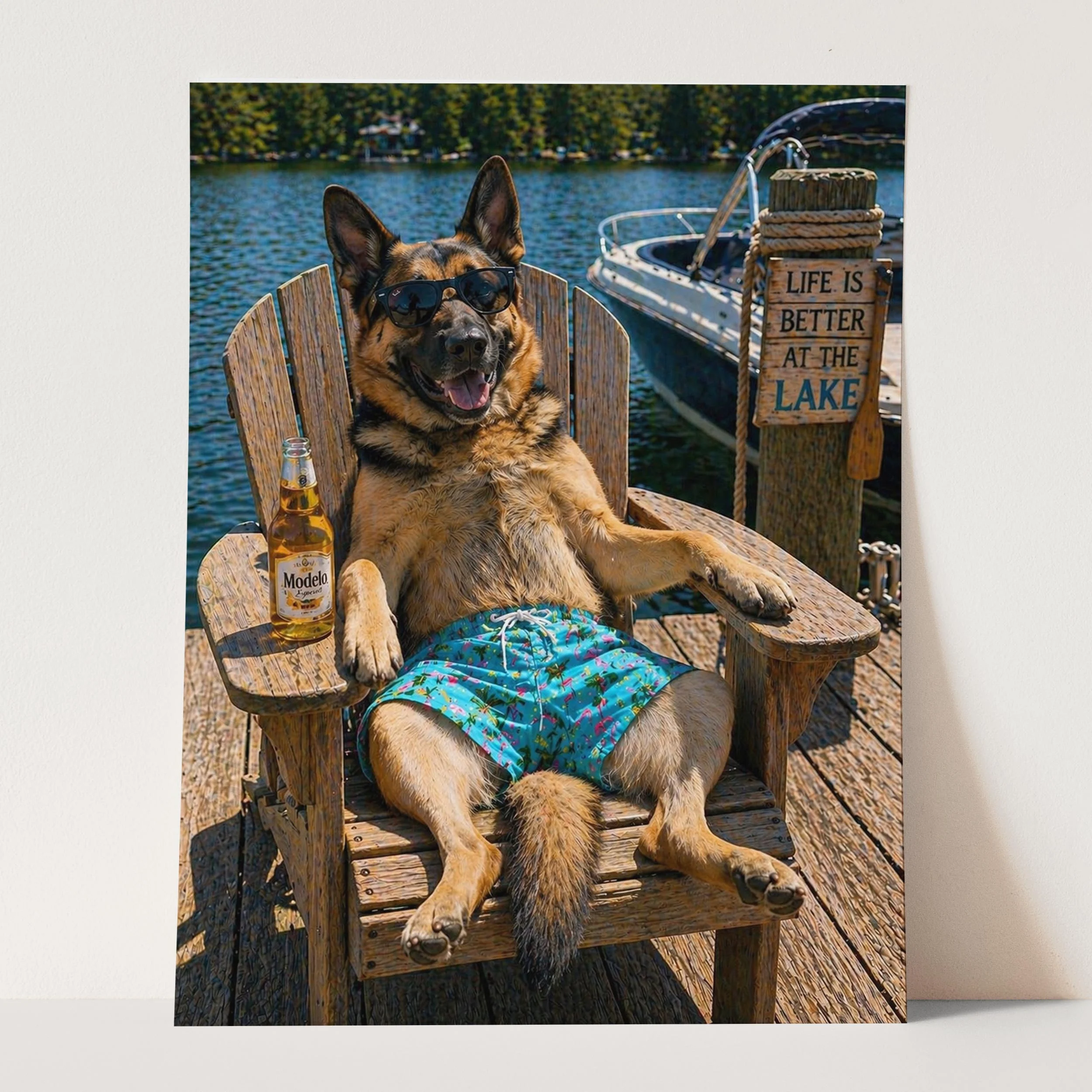 German Shepherd - Life At The Lake - Image 3