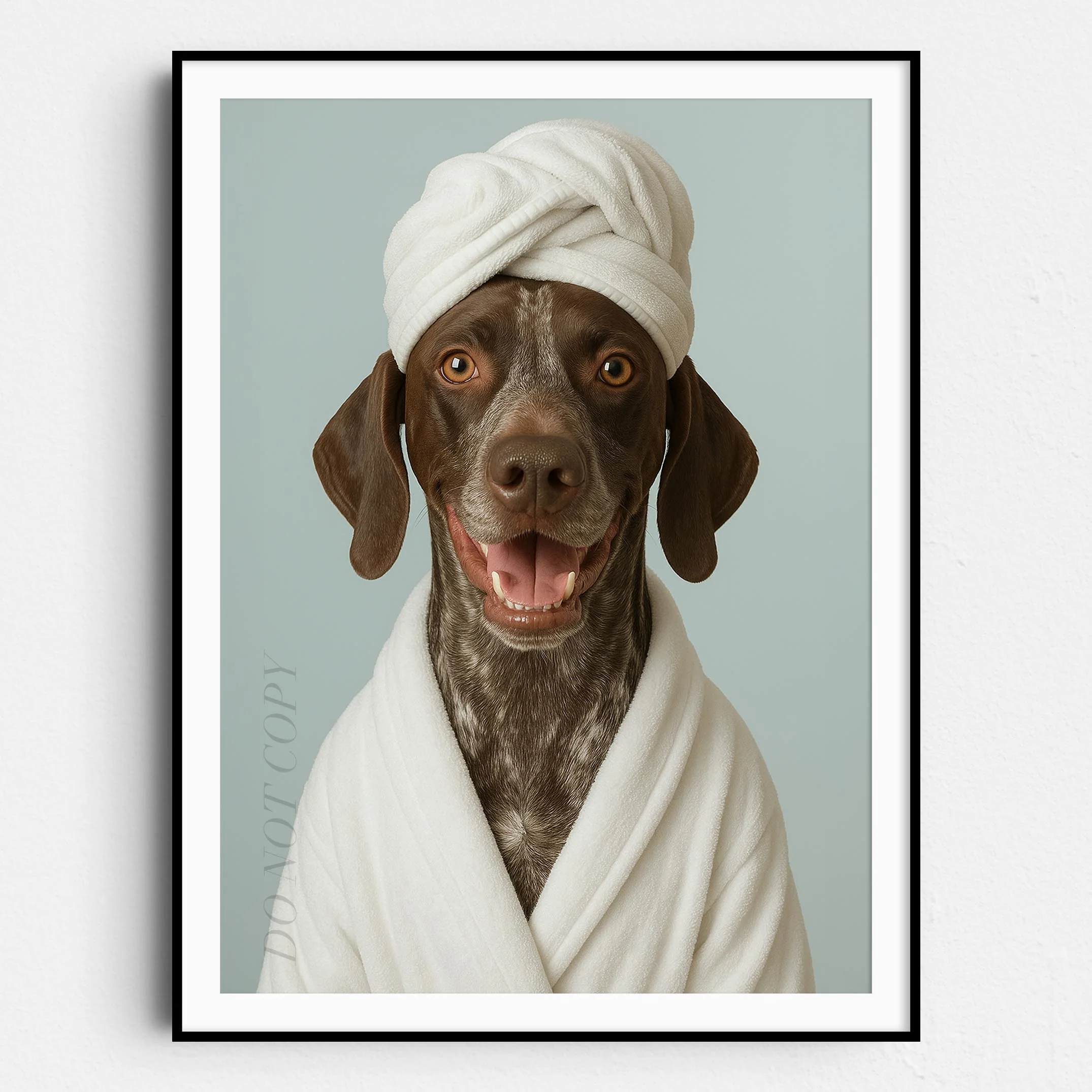 German Shorthaired Pointer Dog Bath Towel