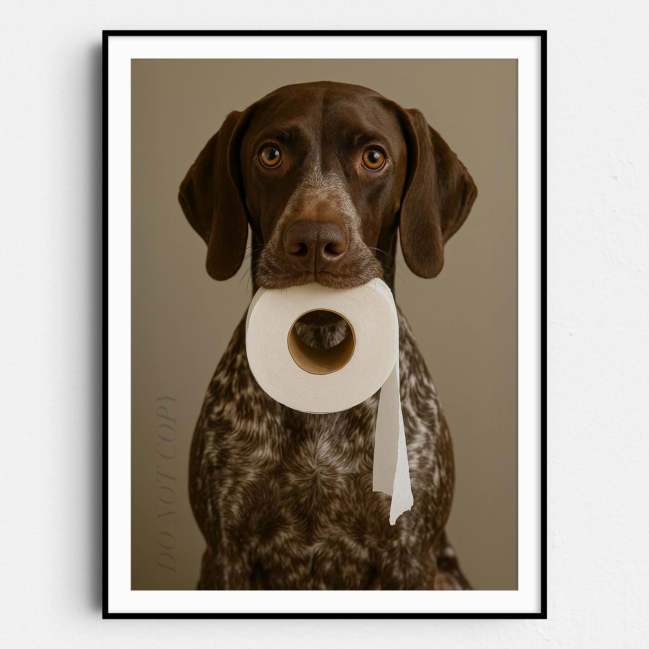 German Shorthaired Pointer Dog Toilet Paper