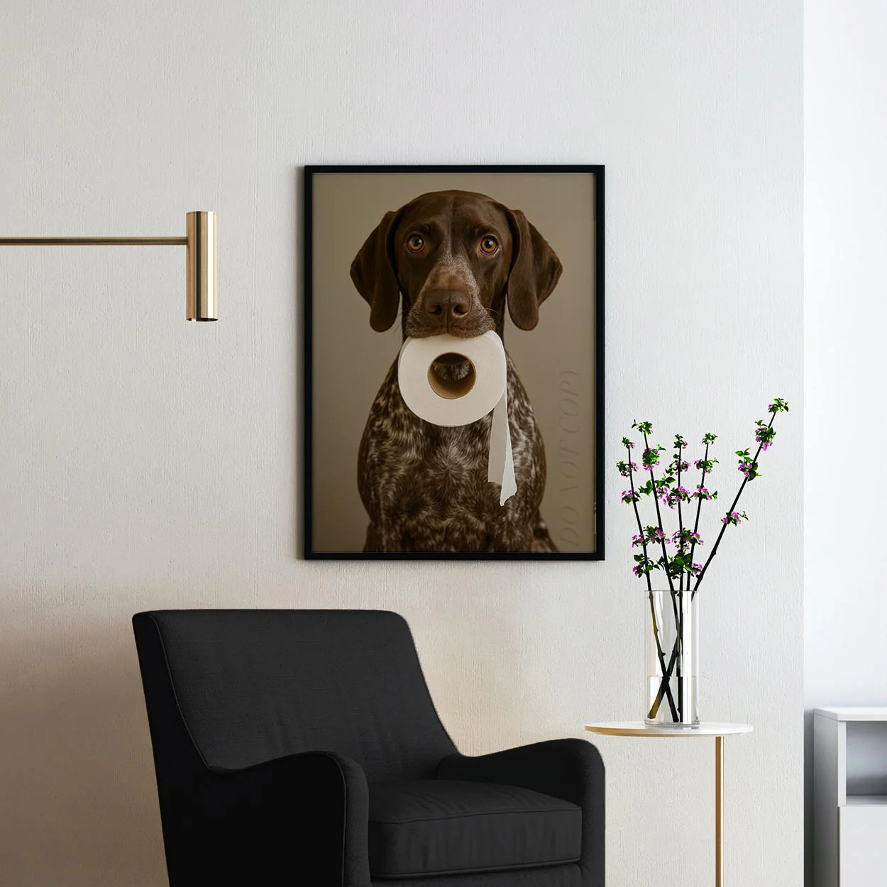 German Shorthaired Pointer Dog Toilet Paper - Image 2