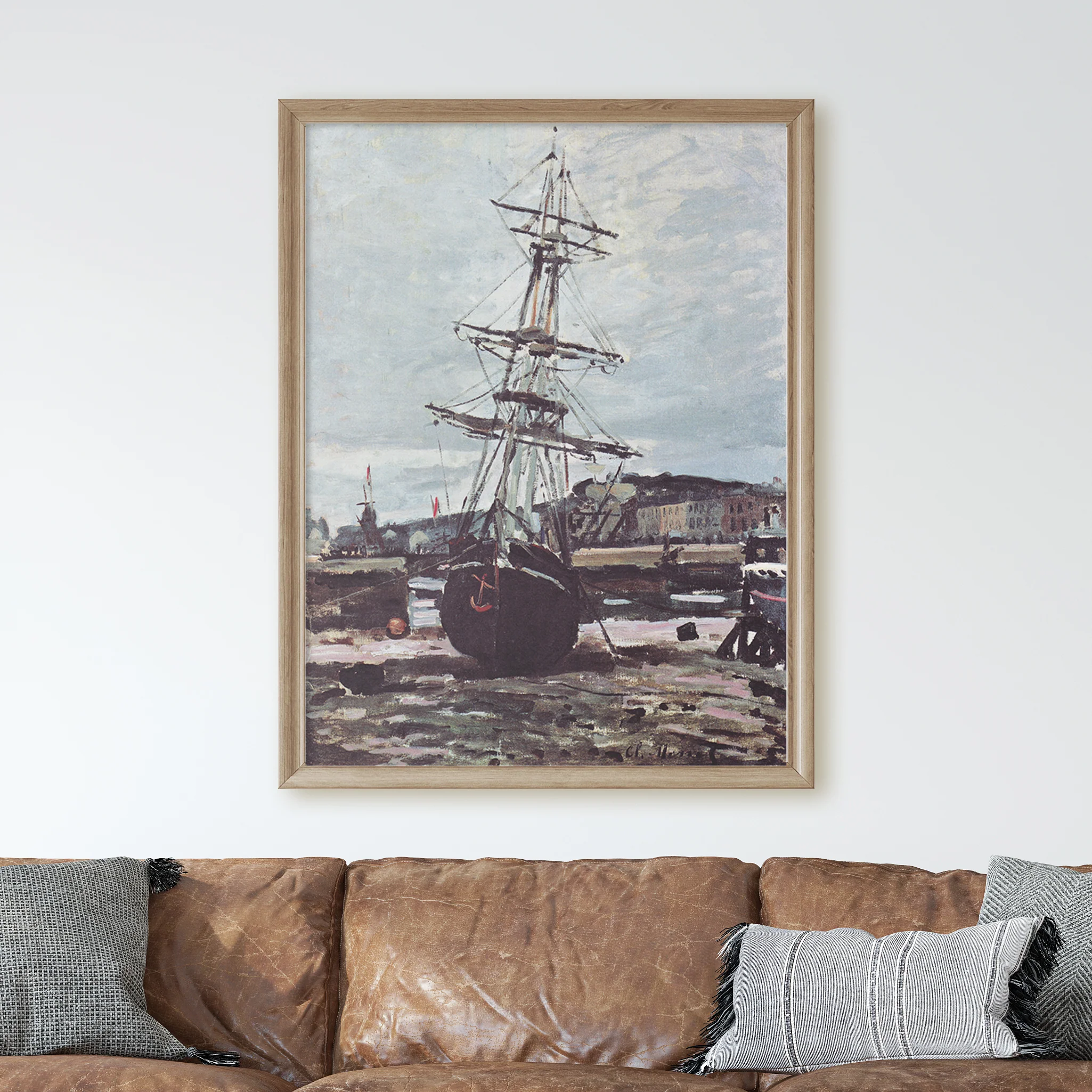 Gestrandetes Boot in Fecamp, 1868 by Claude Monet - Image 2