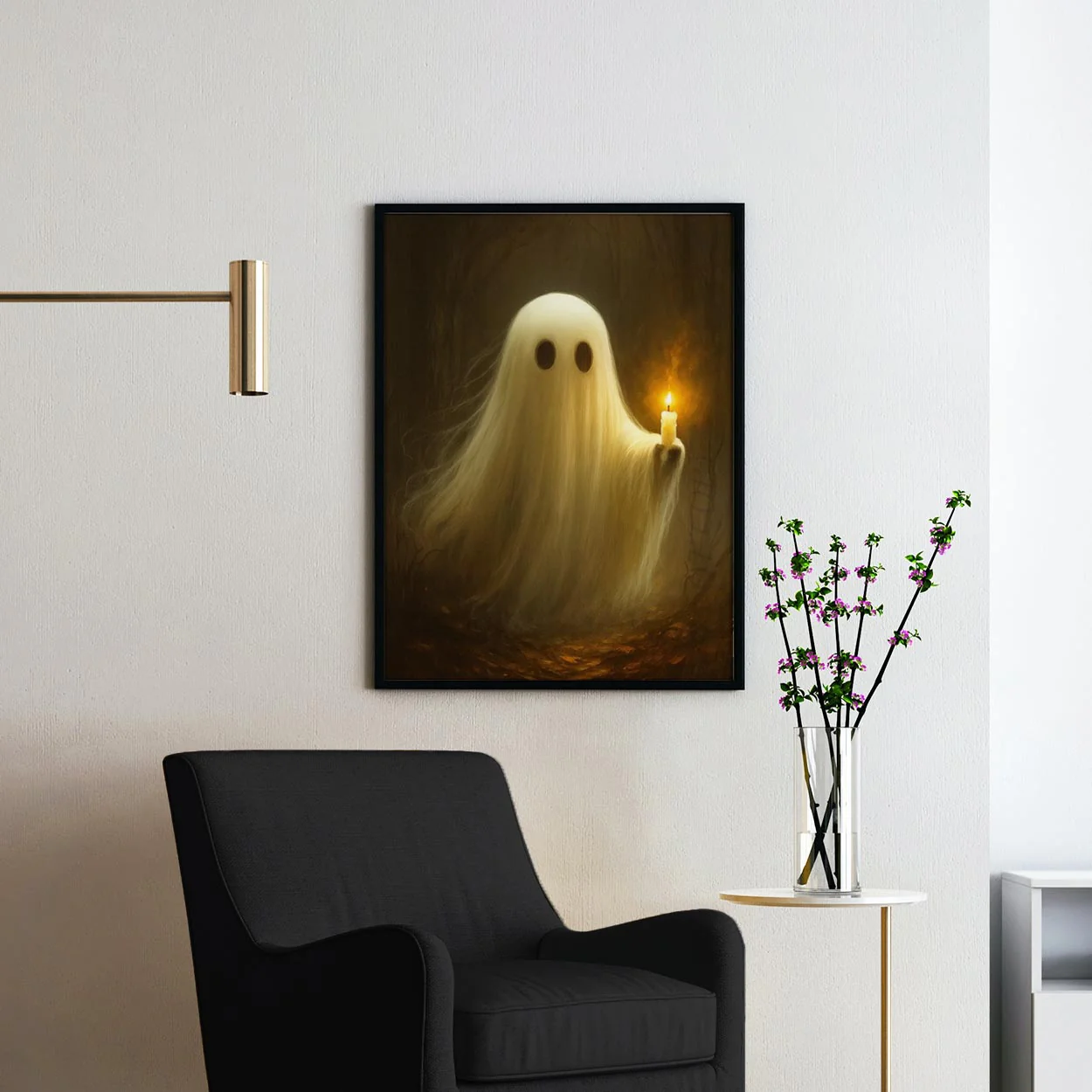 Ghost Holding A Candle - Image 2