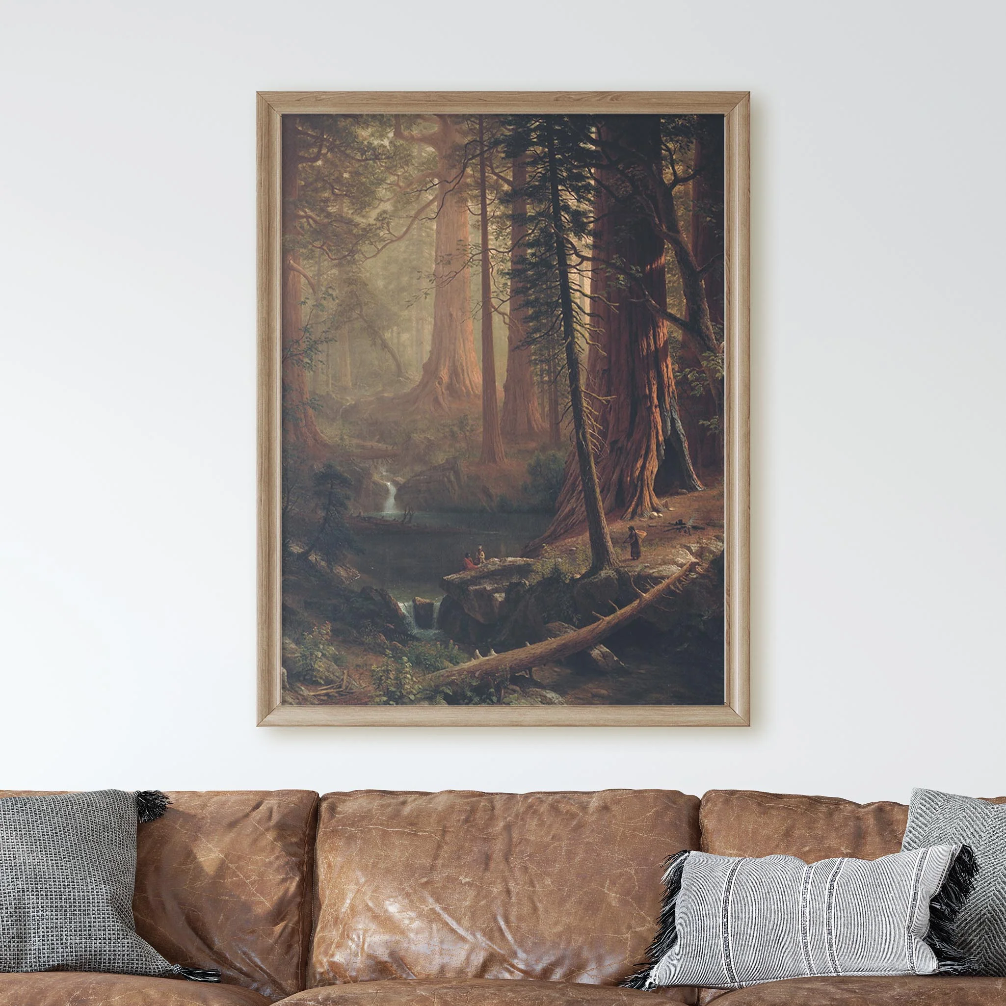 Giant Redwood Trees of California by Albert Bierstadt - Image 3
