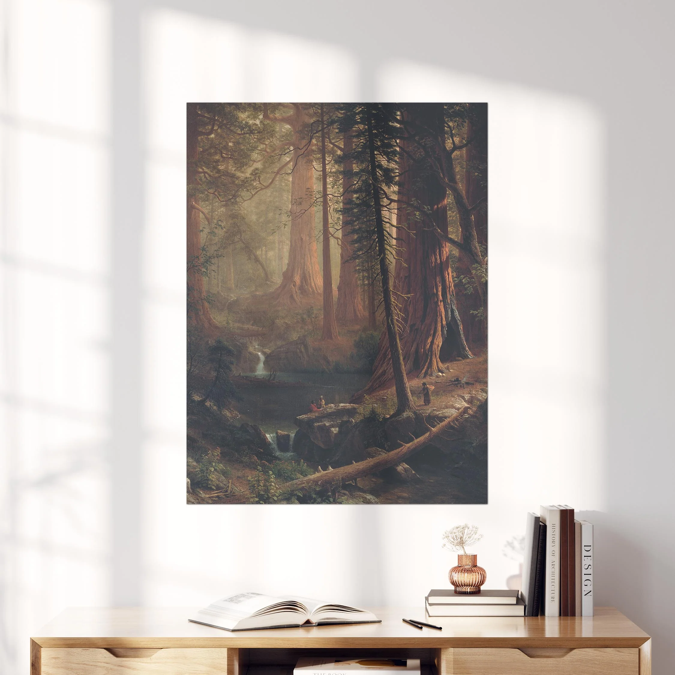 Giant Redwood Trees of California by Albert Bierstadt - Image 4