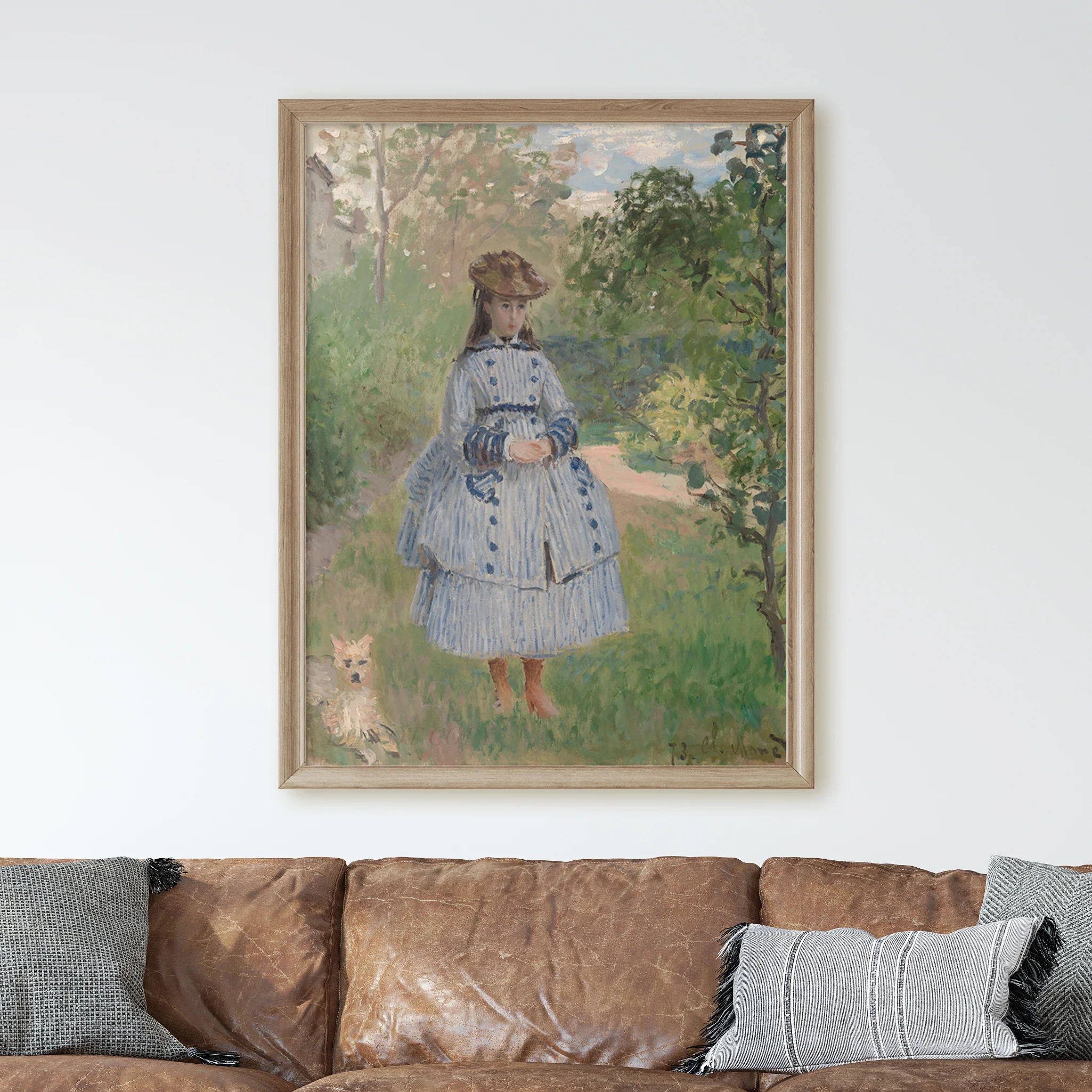 Girl with Dog by Claude Monet - Image 2