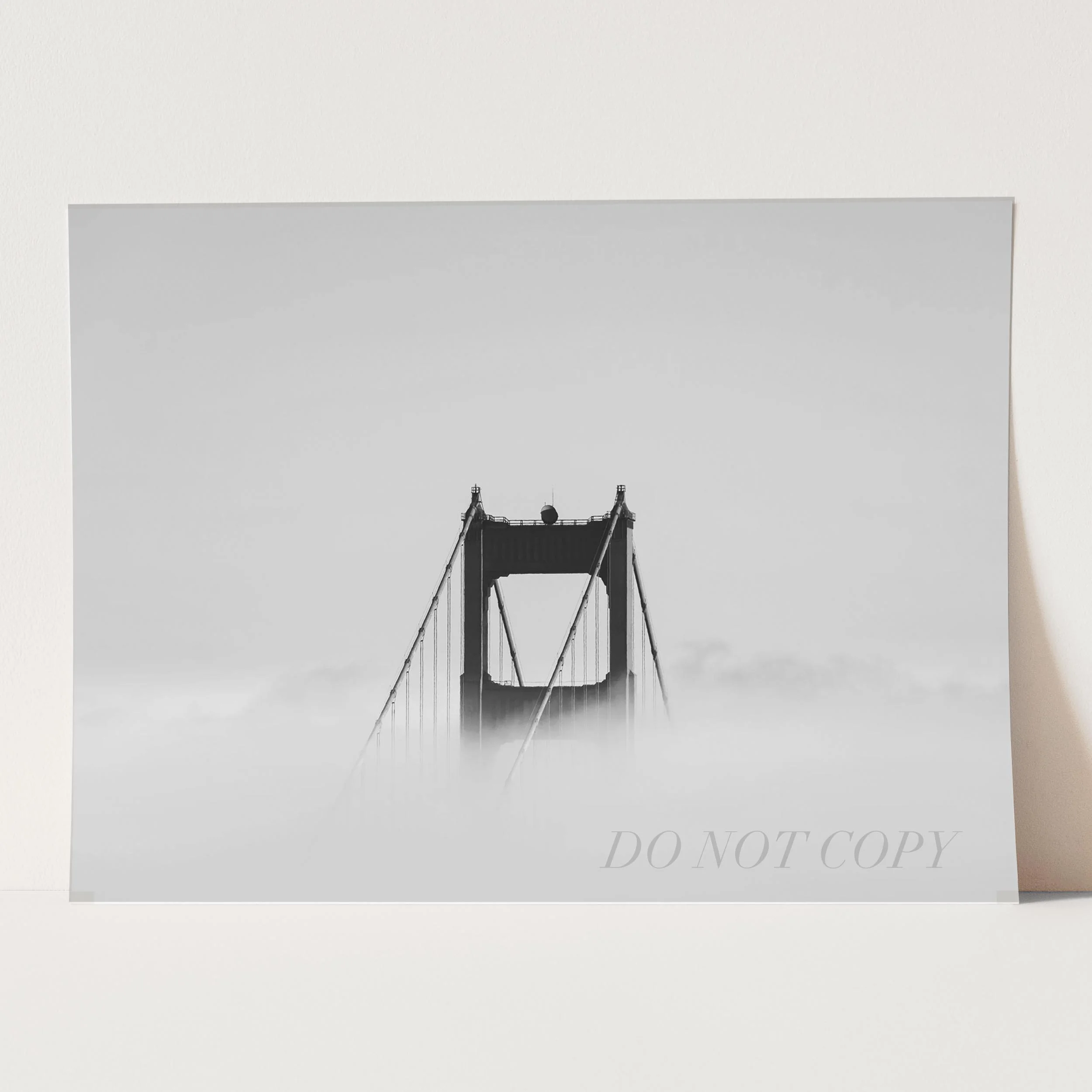Golden Gate Bridge in Clouds - Image 5