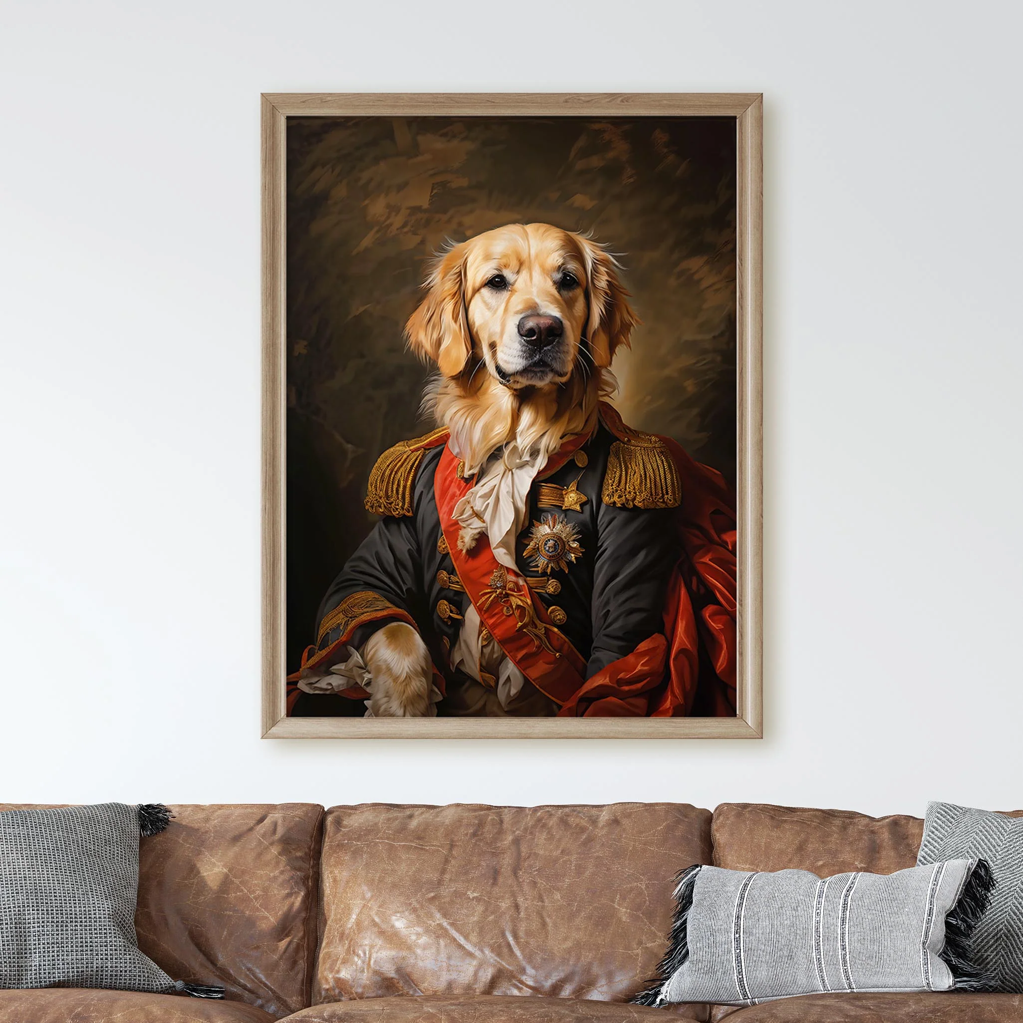 Golden Retriever Aristocrat Portrait - Image 3