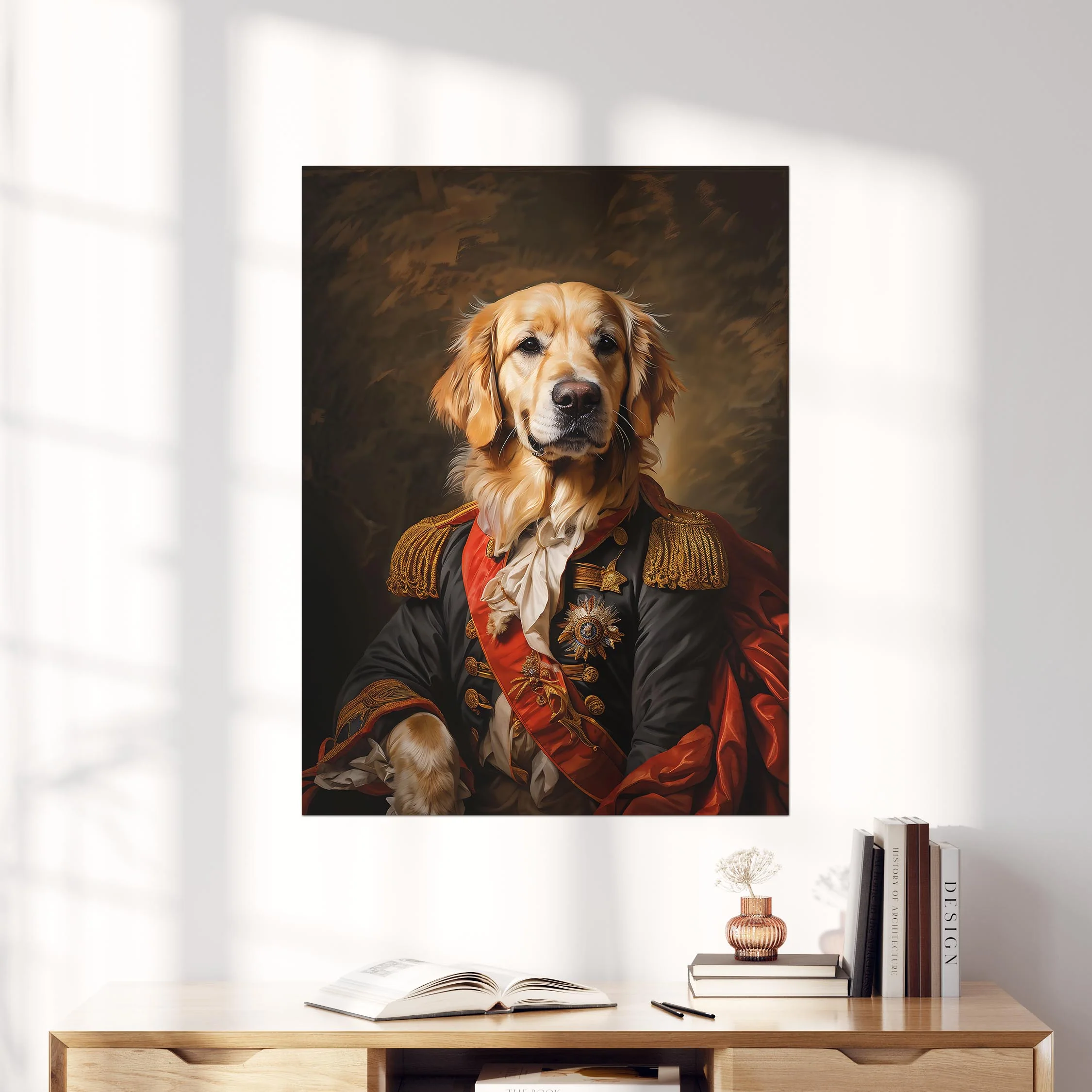 Golden Retriever Aristocrat Portrait - Image 4