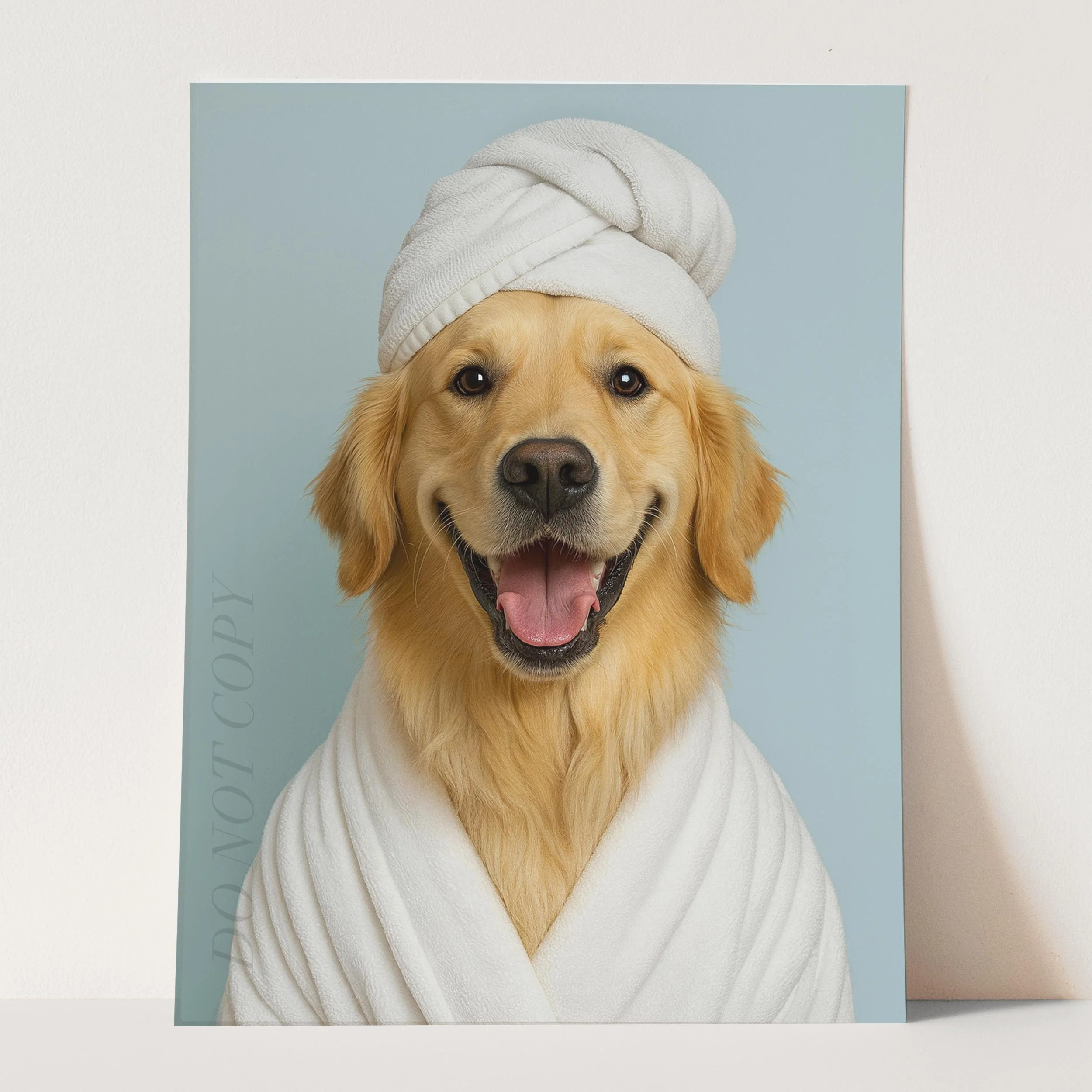 Golden Retriever Dog Bath Towel - Image 3