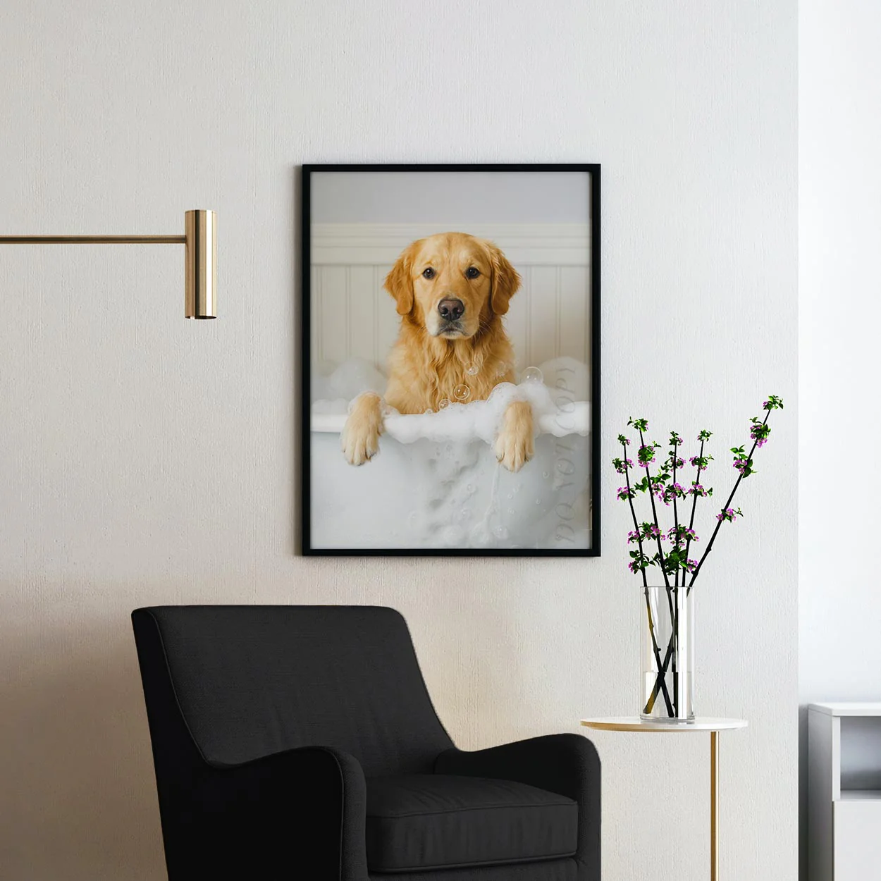 Golden Retriever Dog Bubble Bath - Image 2