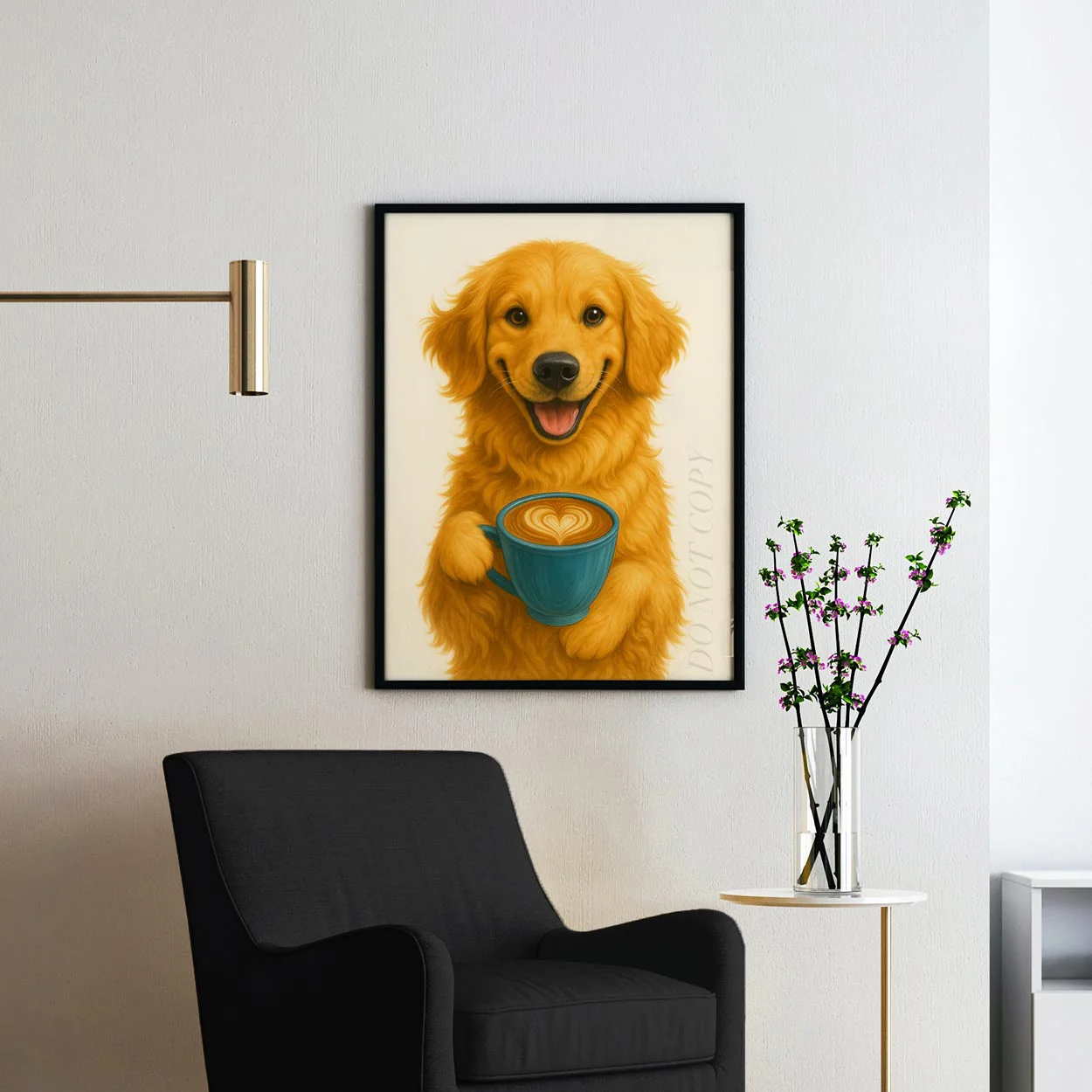Golden Retriever With Latte Of Love - Image 2