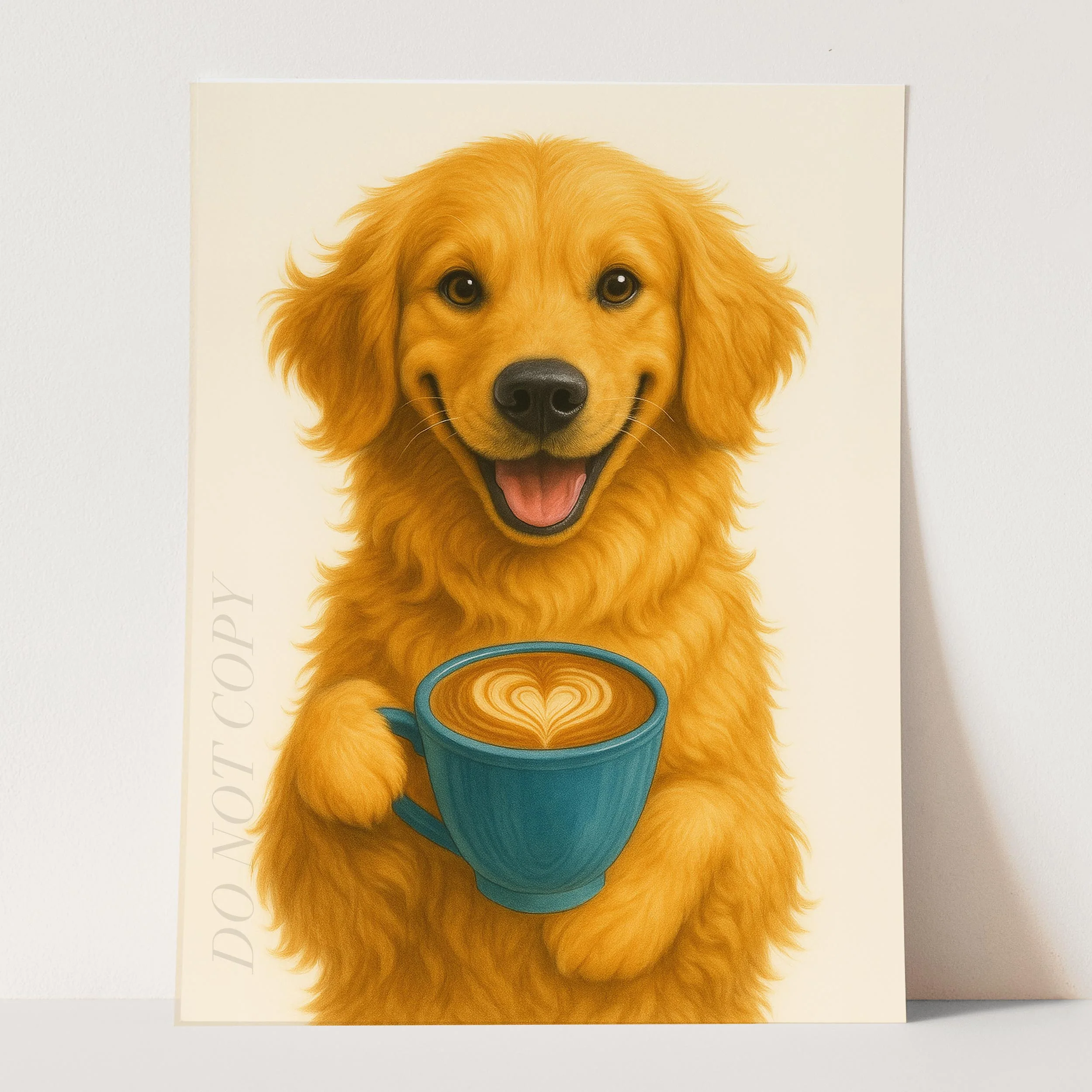 Golden Retriever With Latte Of Love - Image 3