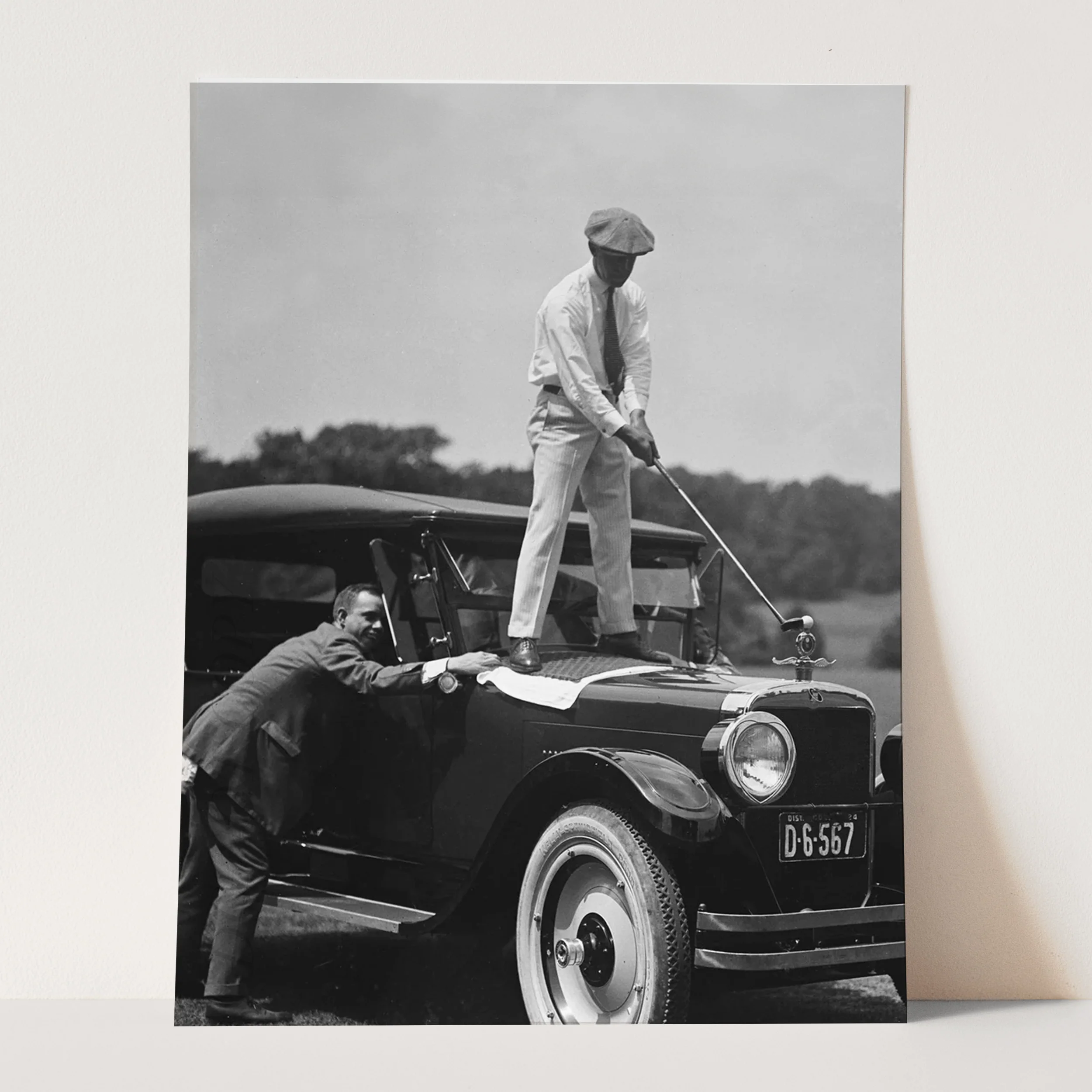 Golfing On Top Of Car - Image 3