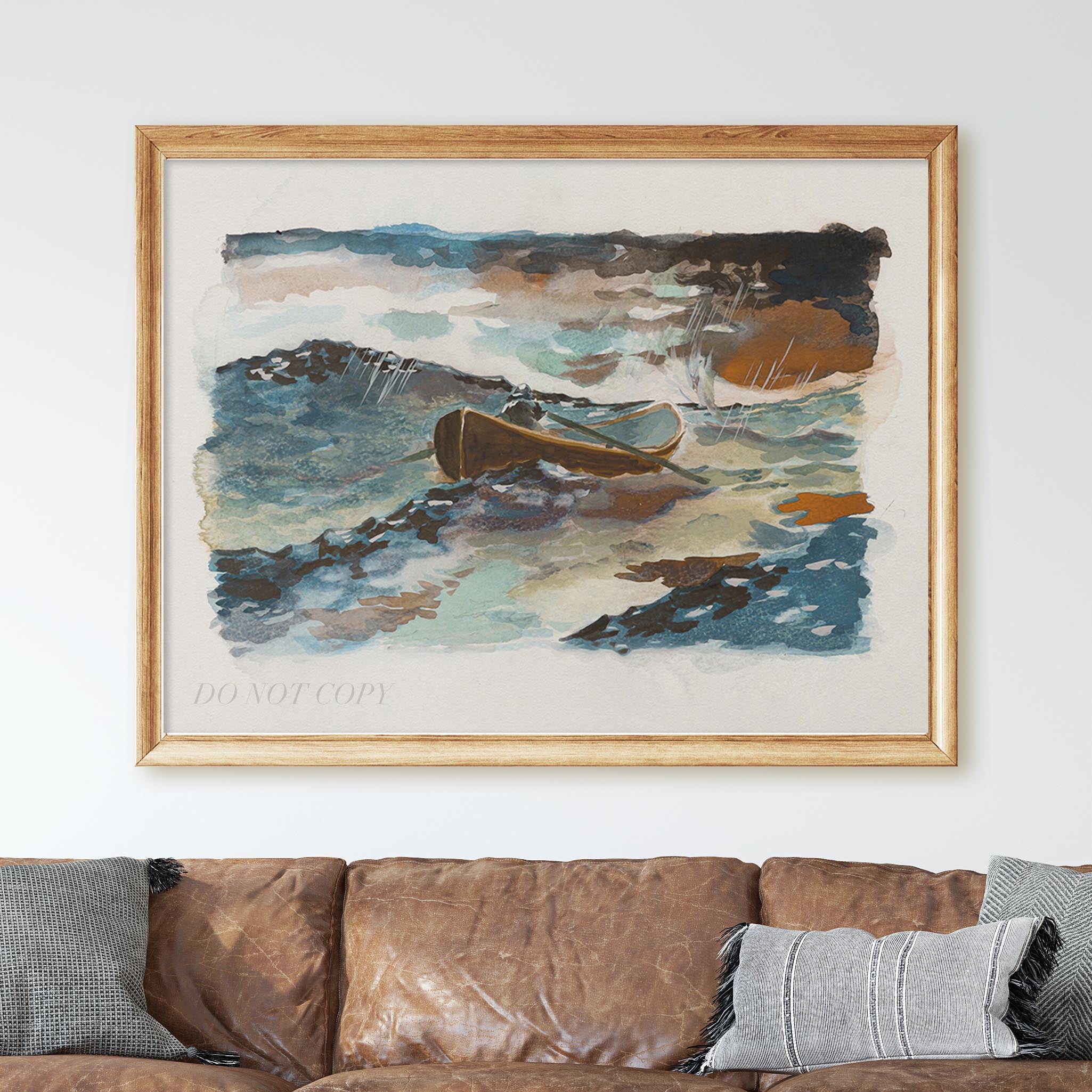Good Will Hunting Rowboat Painting - Image 2
