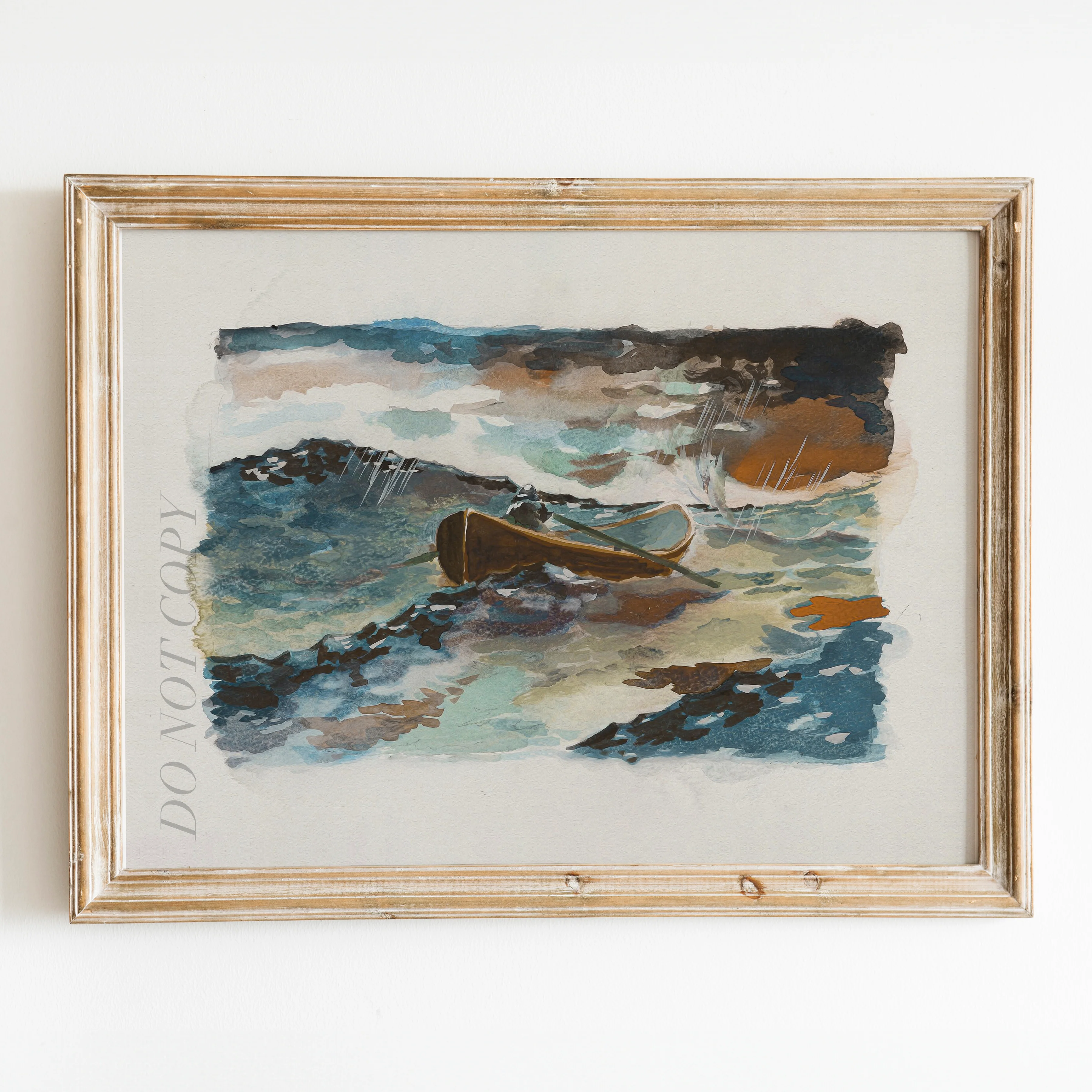 Good Will Hunting Rowboat Painting