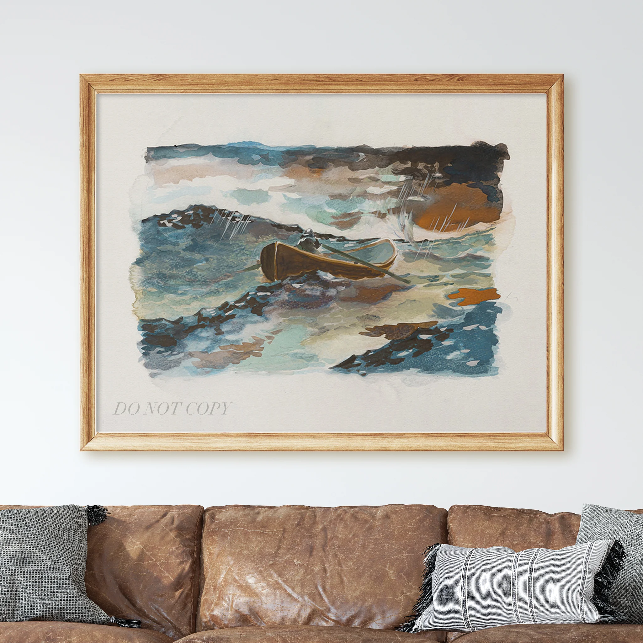 Good Will Hunting Rowboat Painting - Image 2
