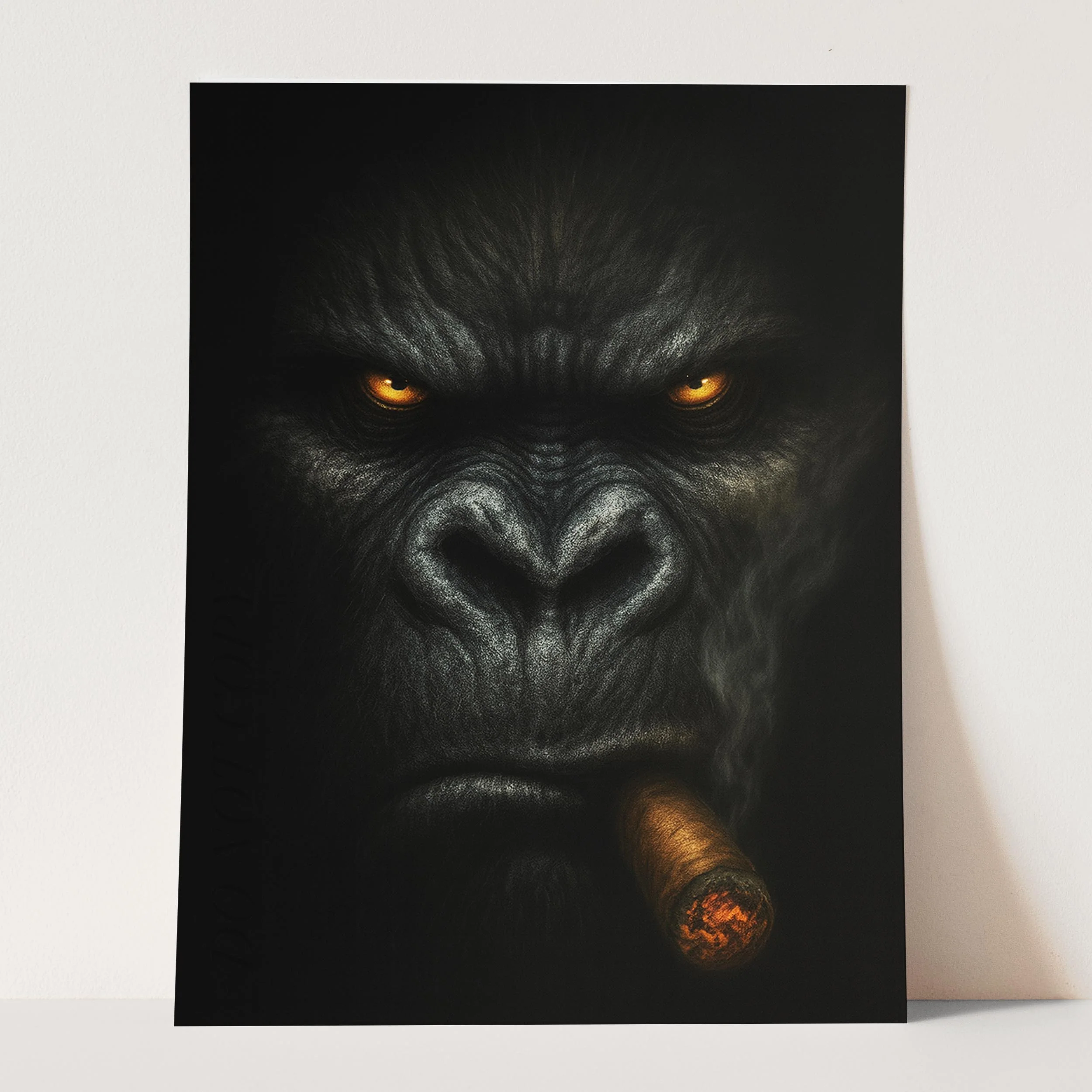 Gorilla Smoking Cigar - Image 3