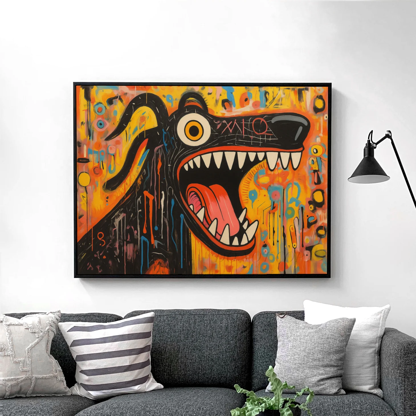 Graffiti Abstract Dog - Image 2