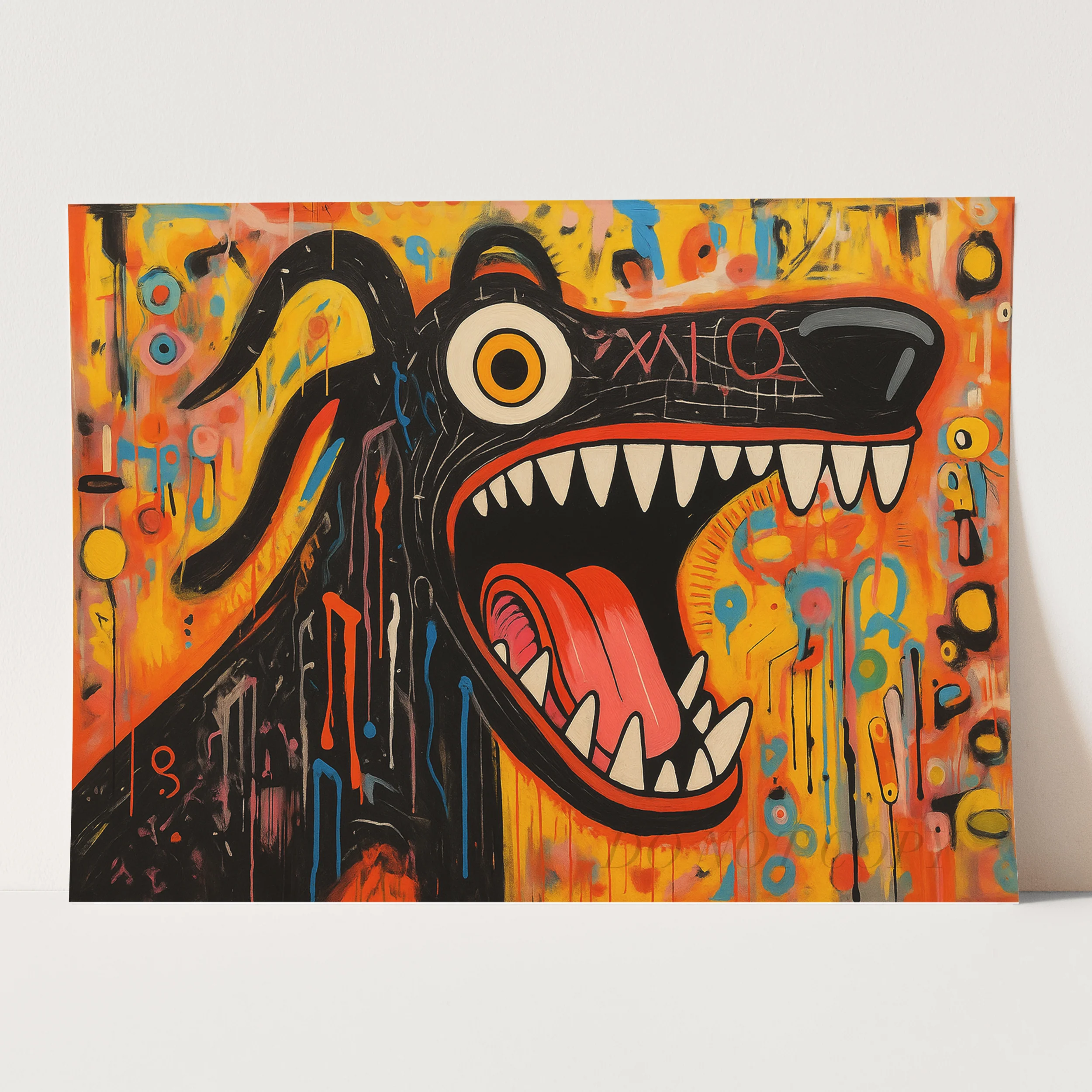 Graffiti Abstract Dog - Image 3
