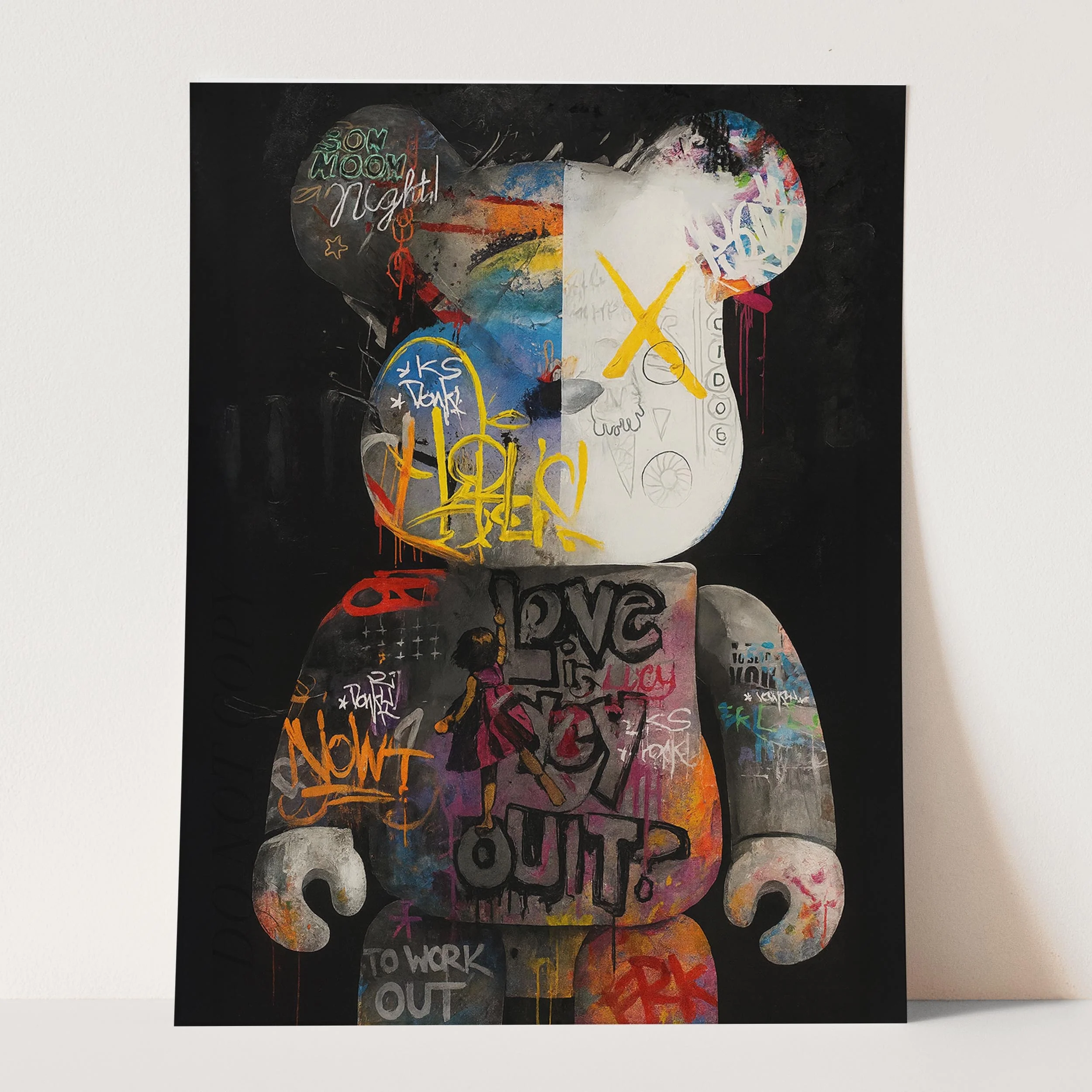 Graffiti Bear Banksy - Image 3