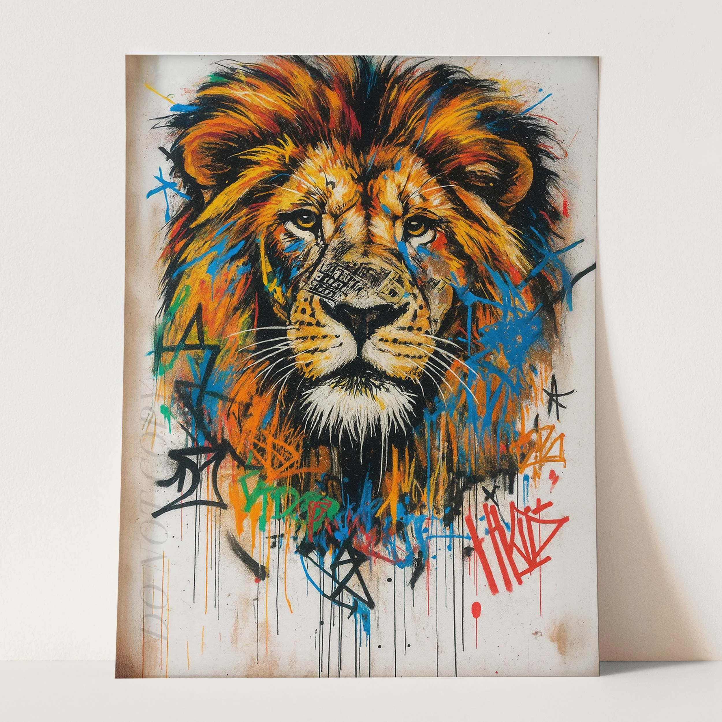 Graffiti Lion - Image 3