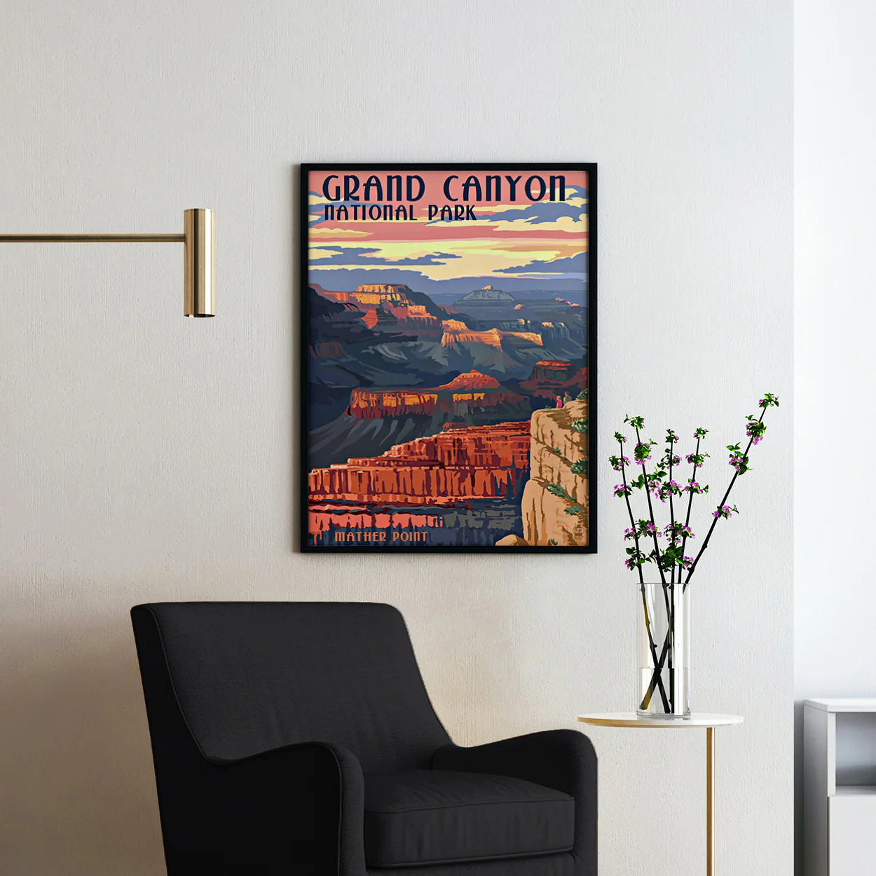 Grand Canyon Vintage Travel Poster - Image 2