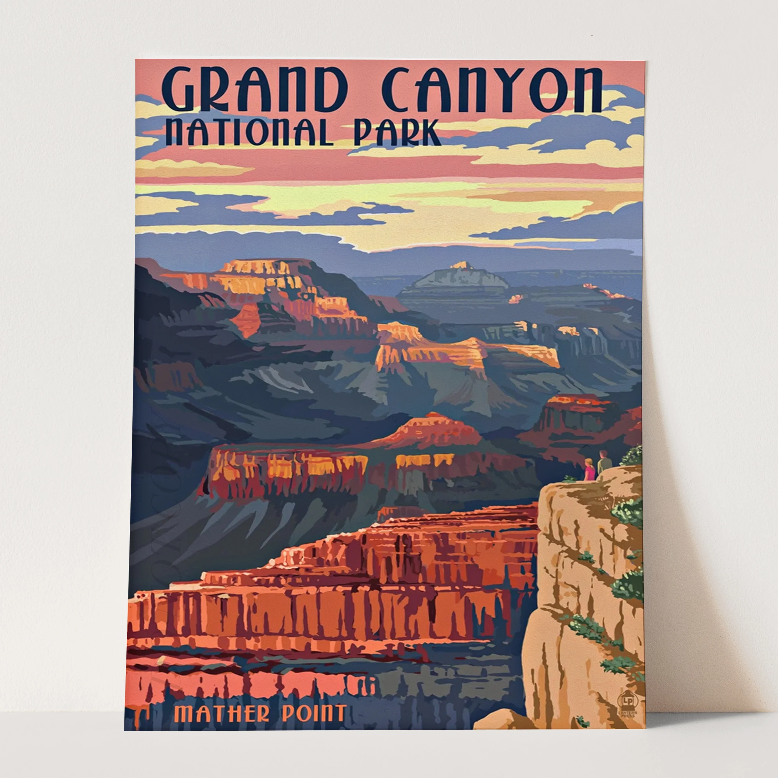 Grand Canyon Vintage Travel Poster - Image 3