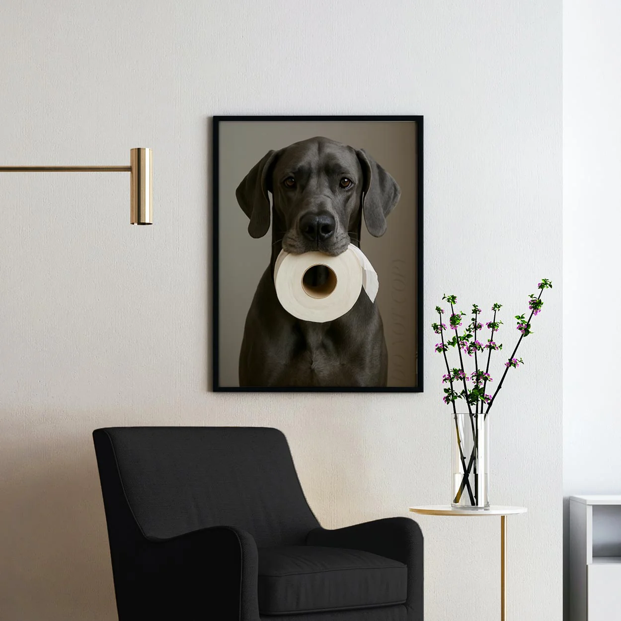 Great Dane Dog Toilet Paper - Image 2