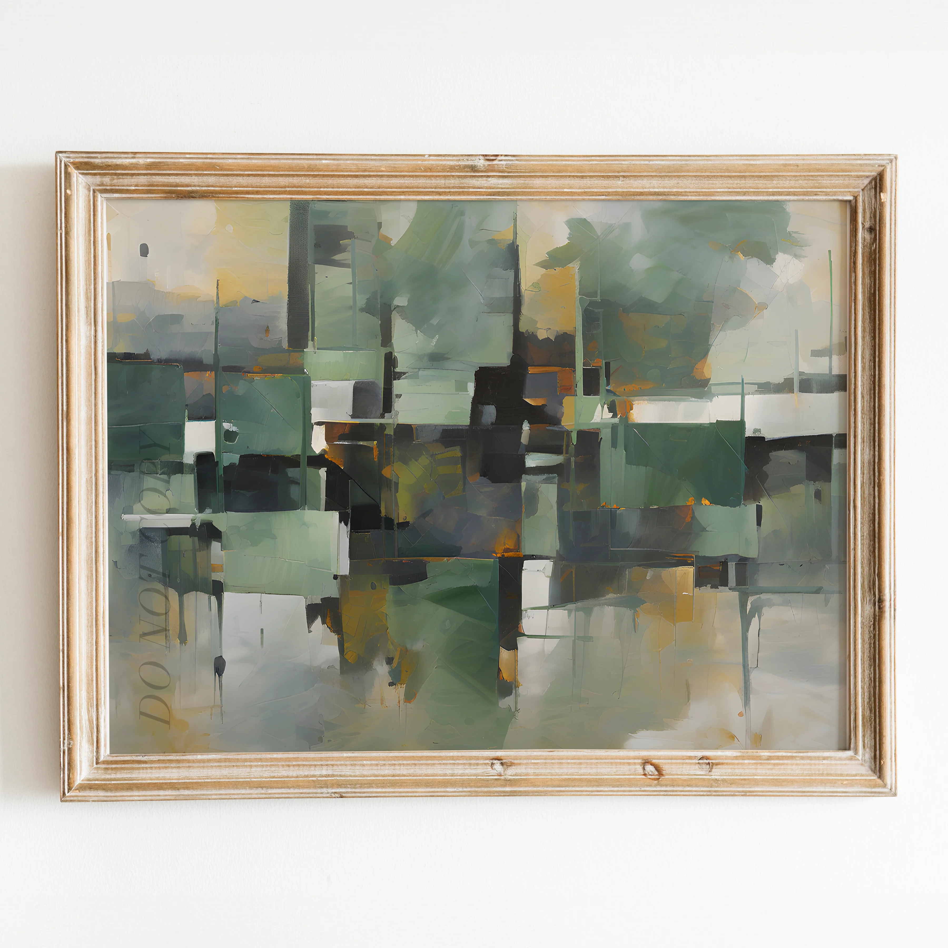 Green Pastures Abstract