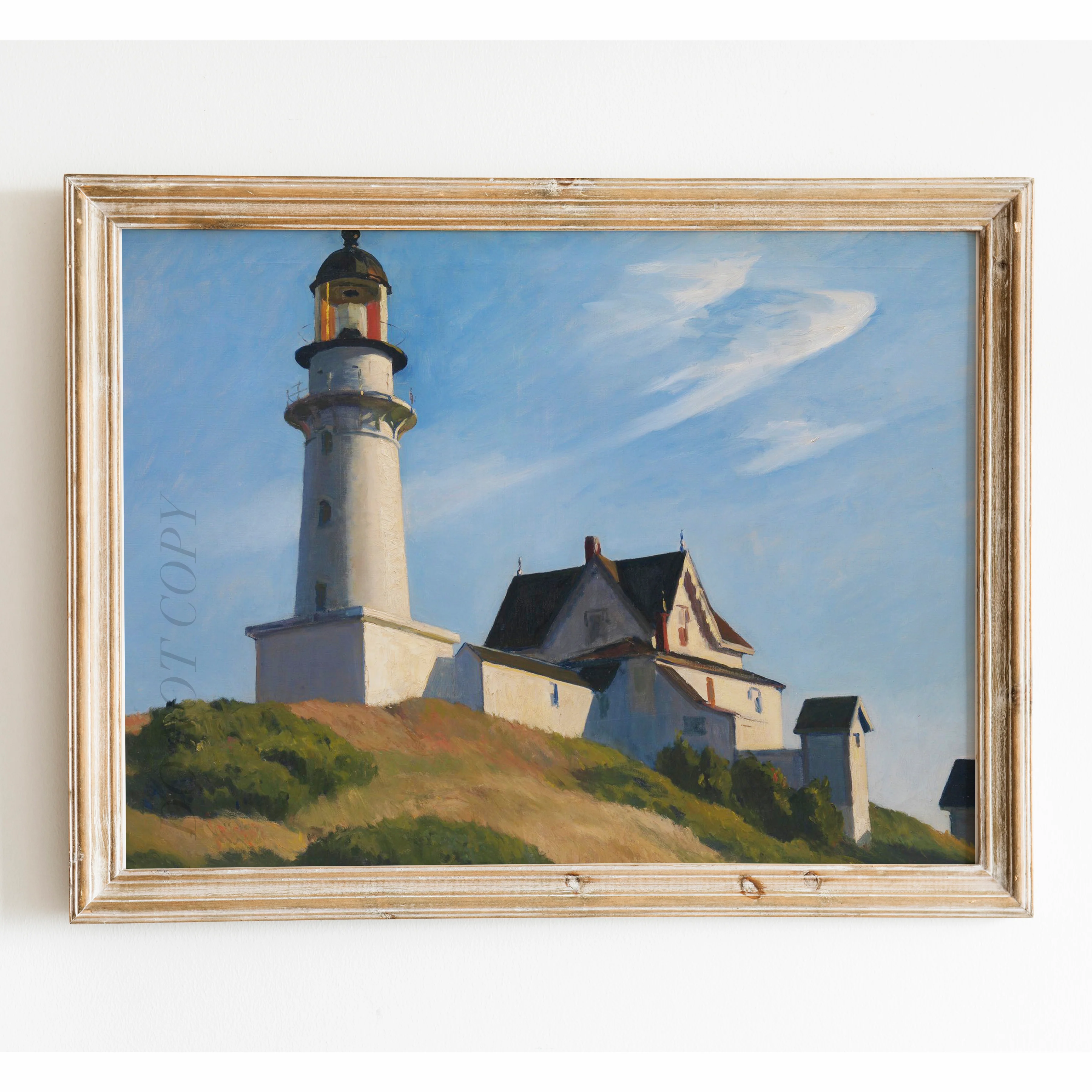 Lighthouse at Two Lights, 1929 by Edward Hopper