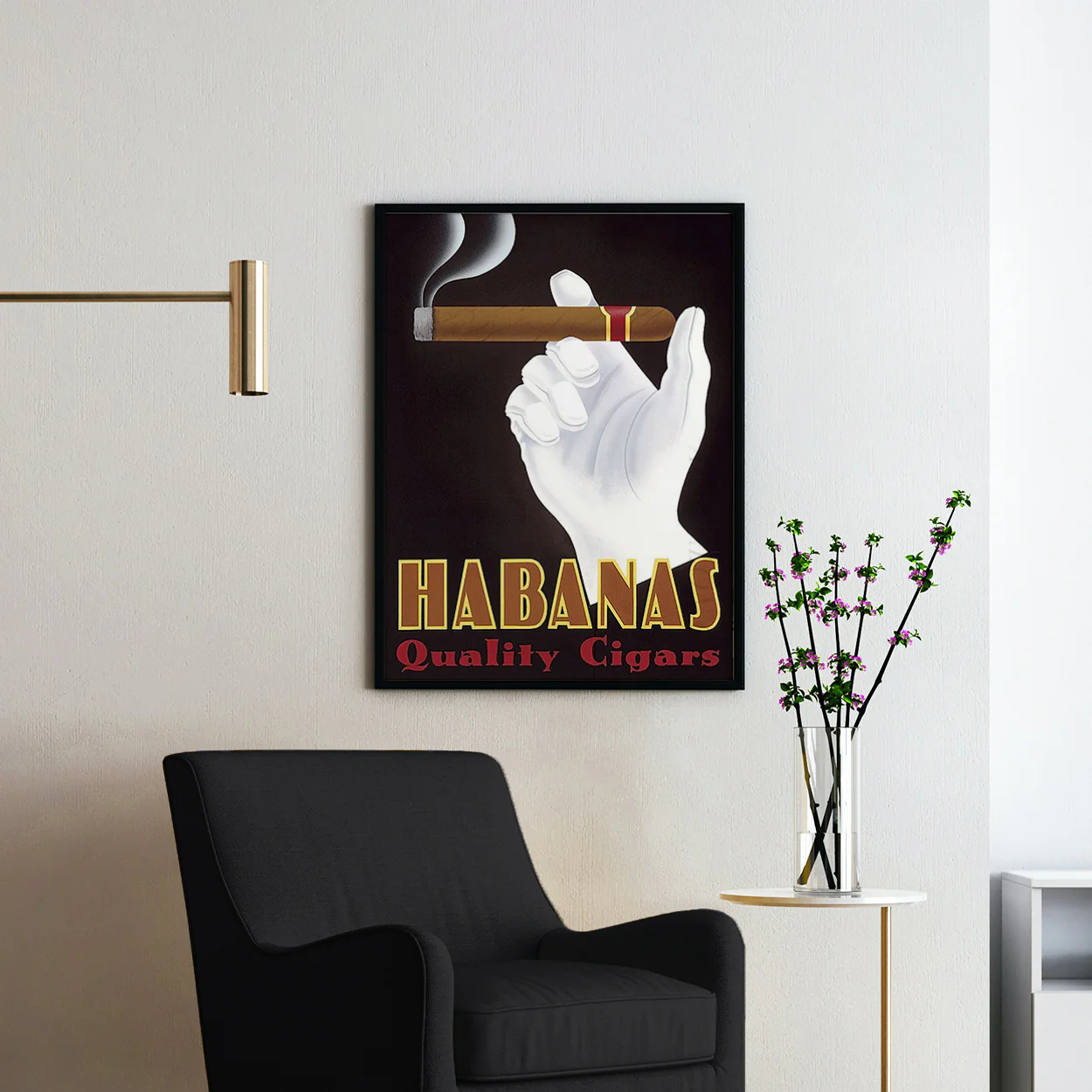 Habanas Quality Cigars Vintage Poster - Image 2
