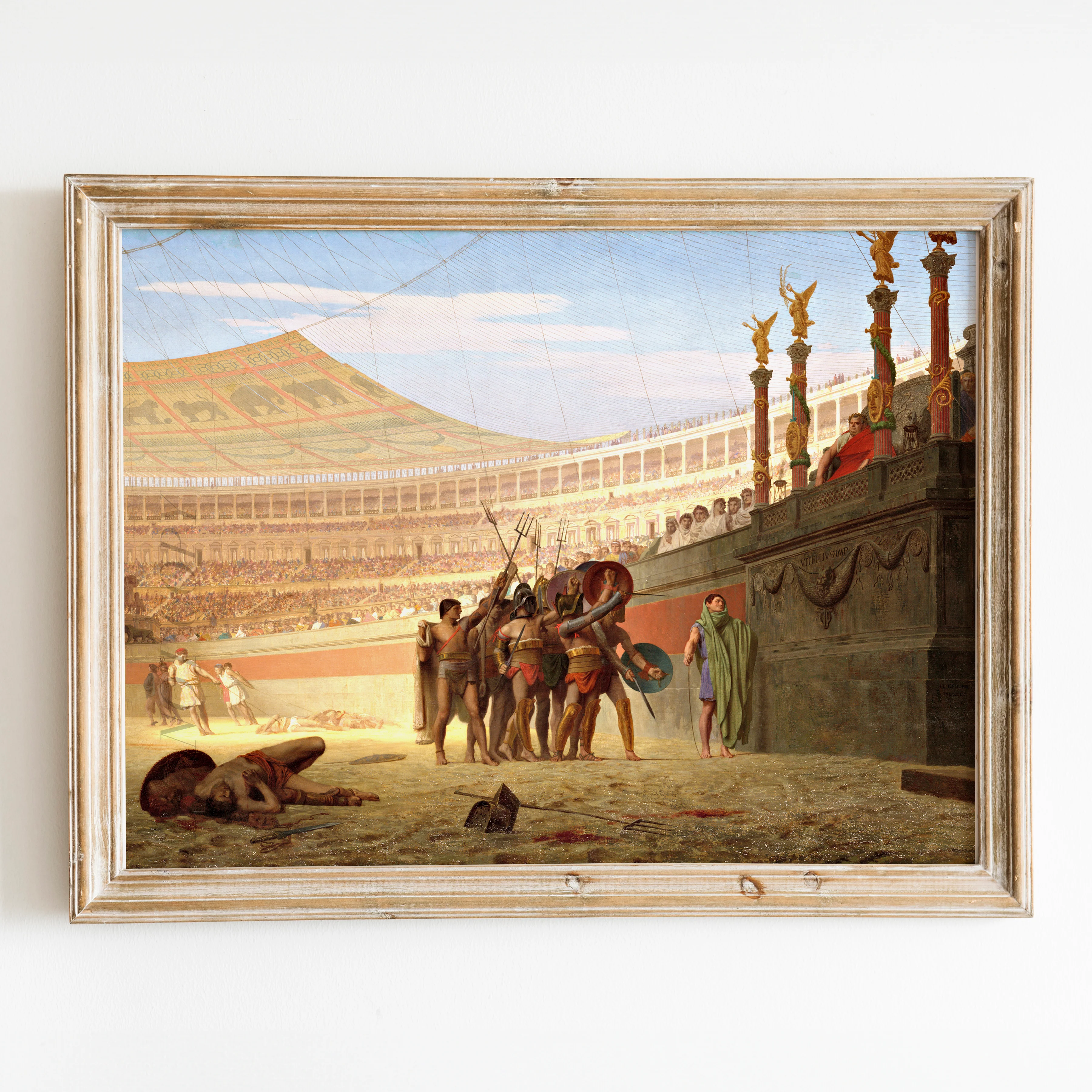 Hail, Cesar, Those Who Will Die Salute You by Jean-Léon Gérôme, 1859