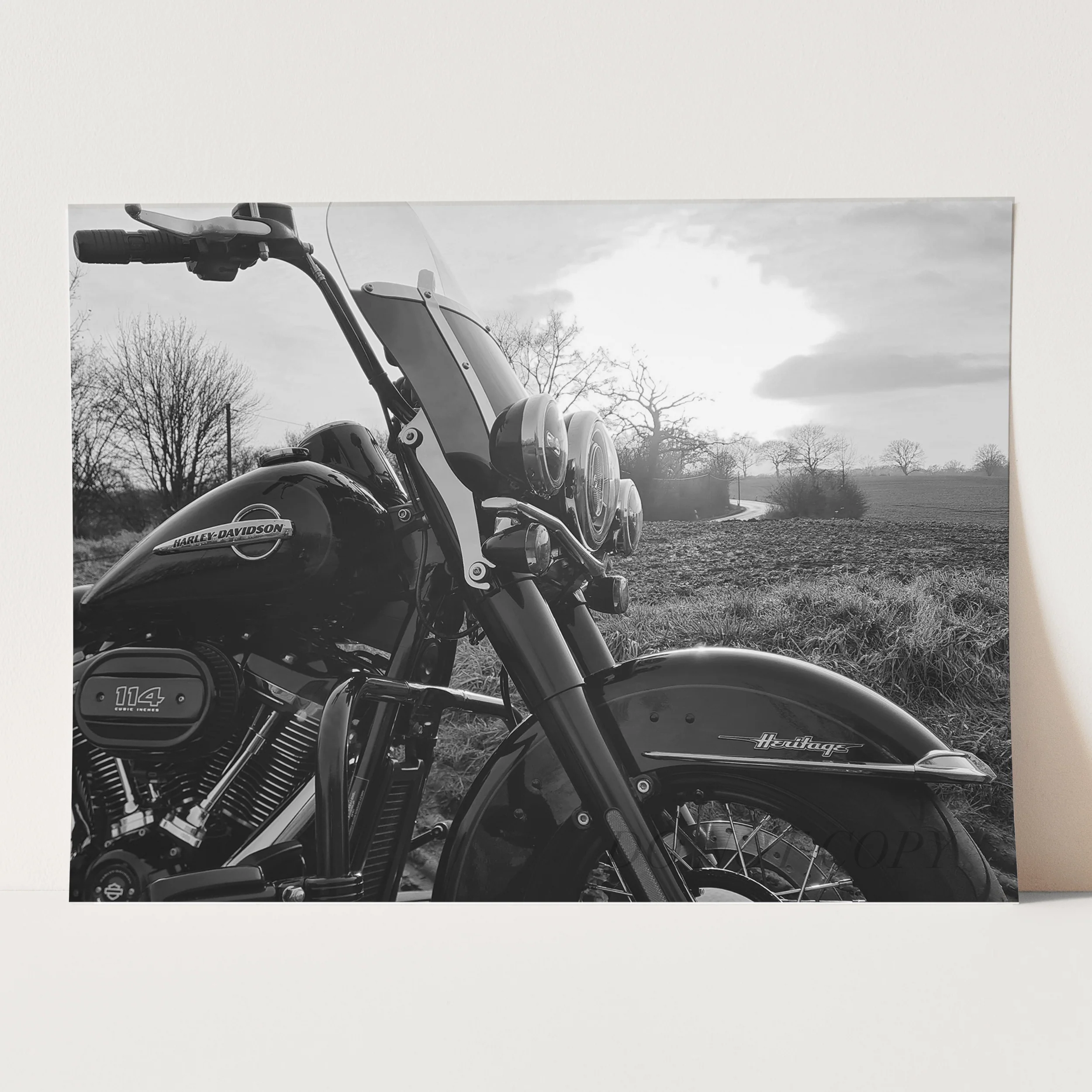 Harley Davidson Sunset - Image 3