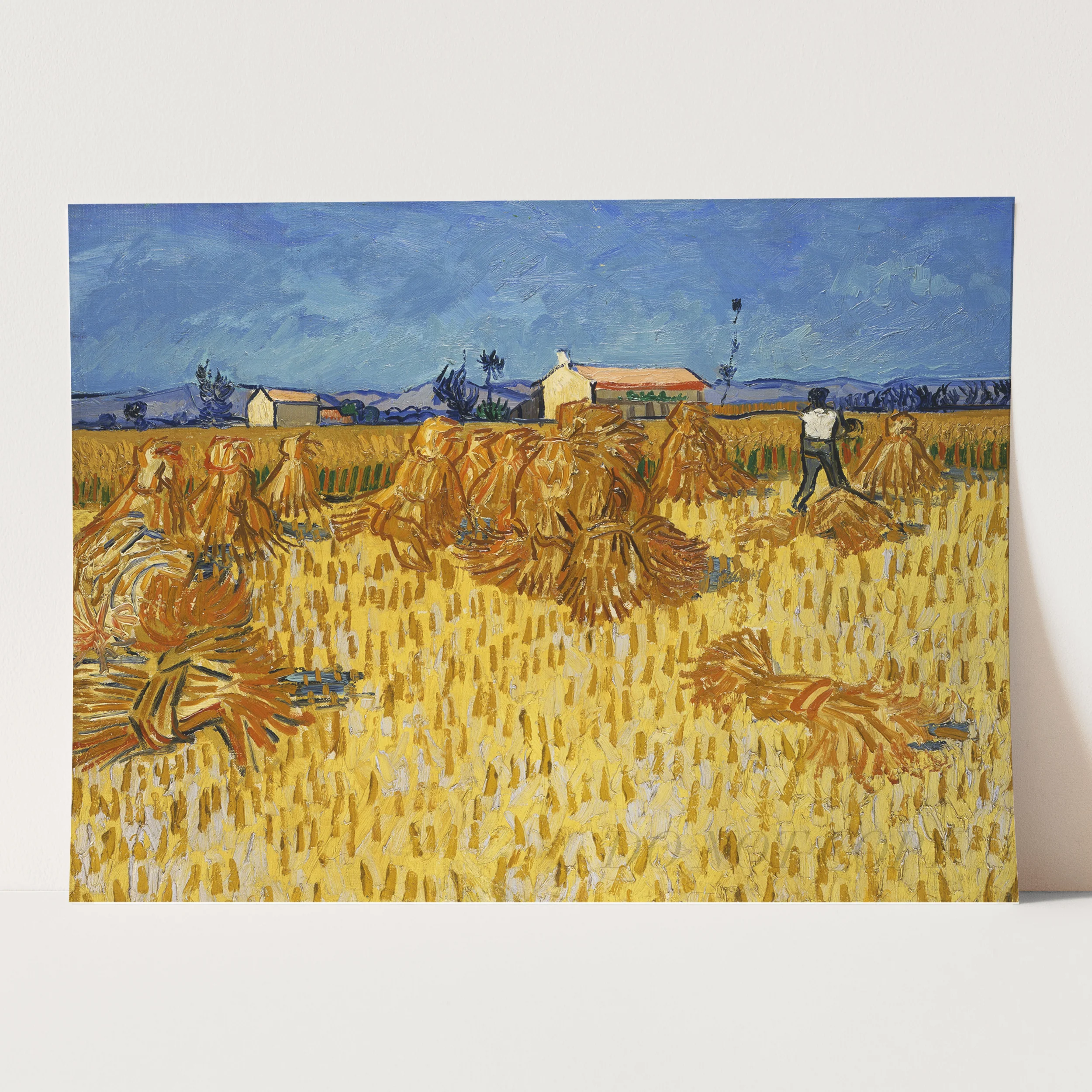 Harvest in Provence (1888) by Van Gogh - Image 3