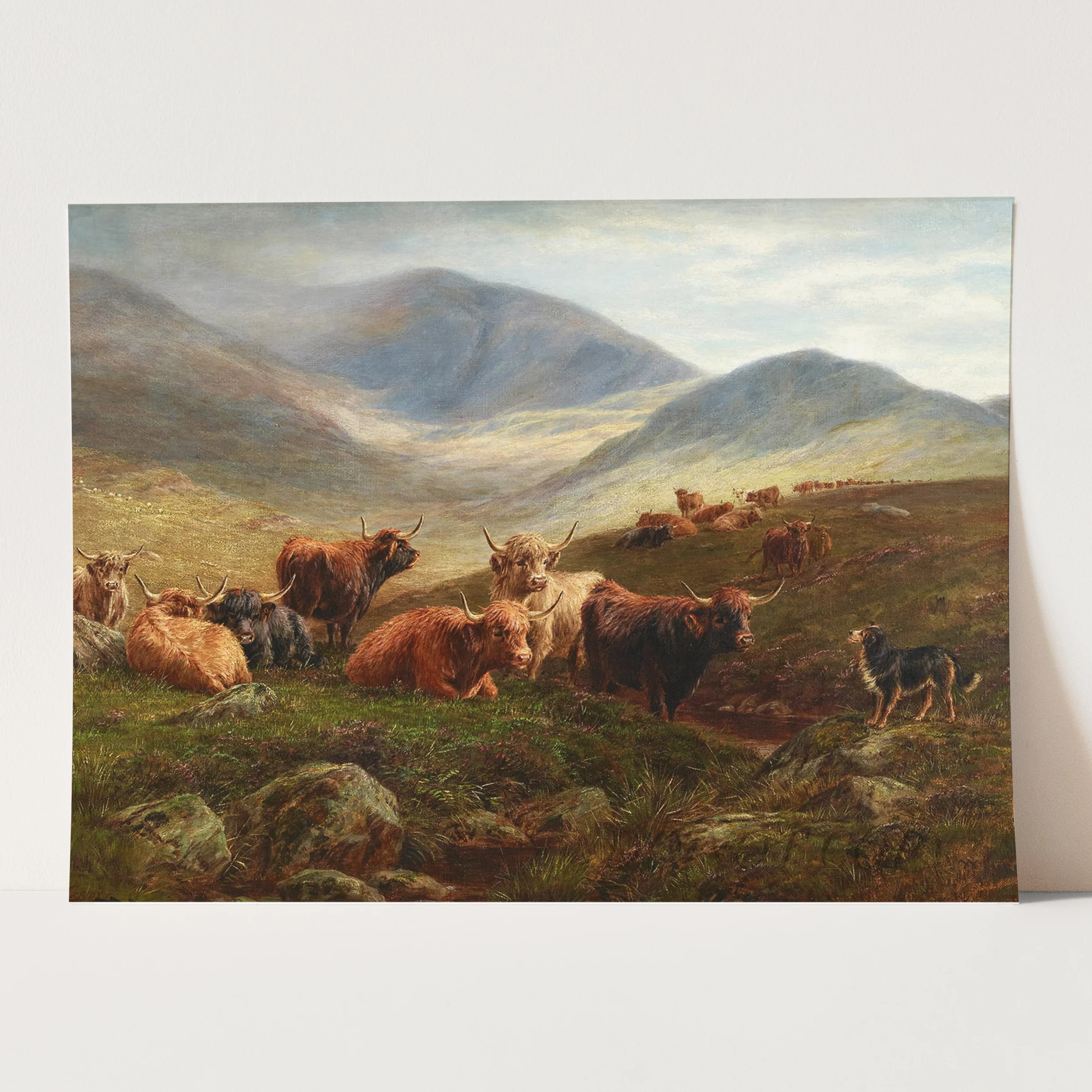 Highland Cattle - Victorian Country Landscape - Image 3