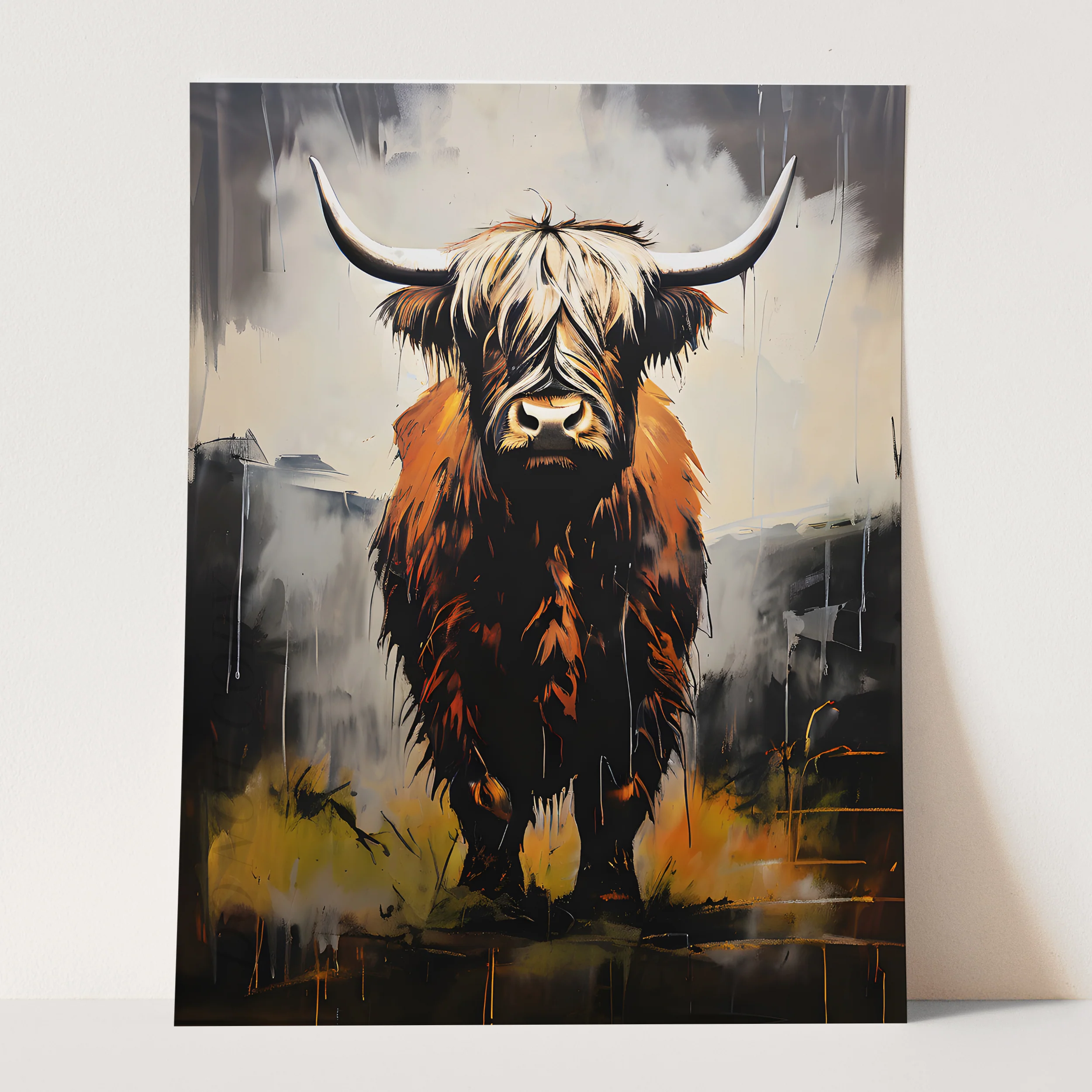 Highland Cow Graffiti - Image 3