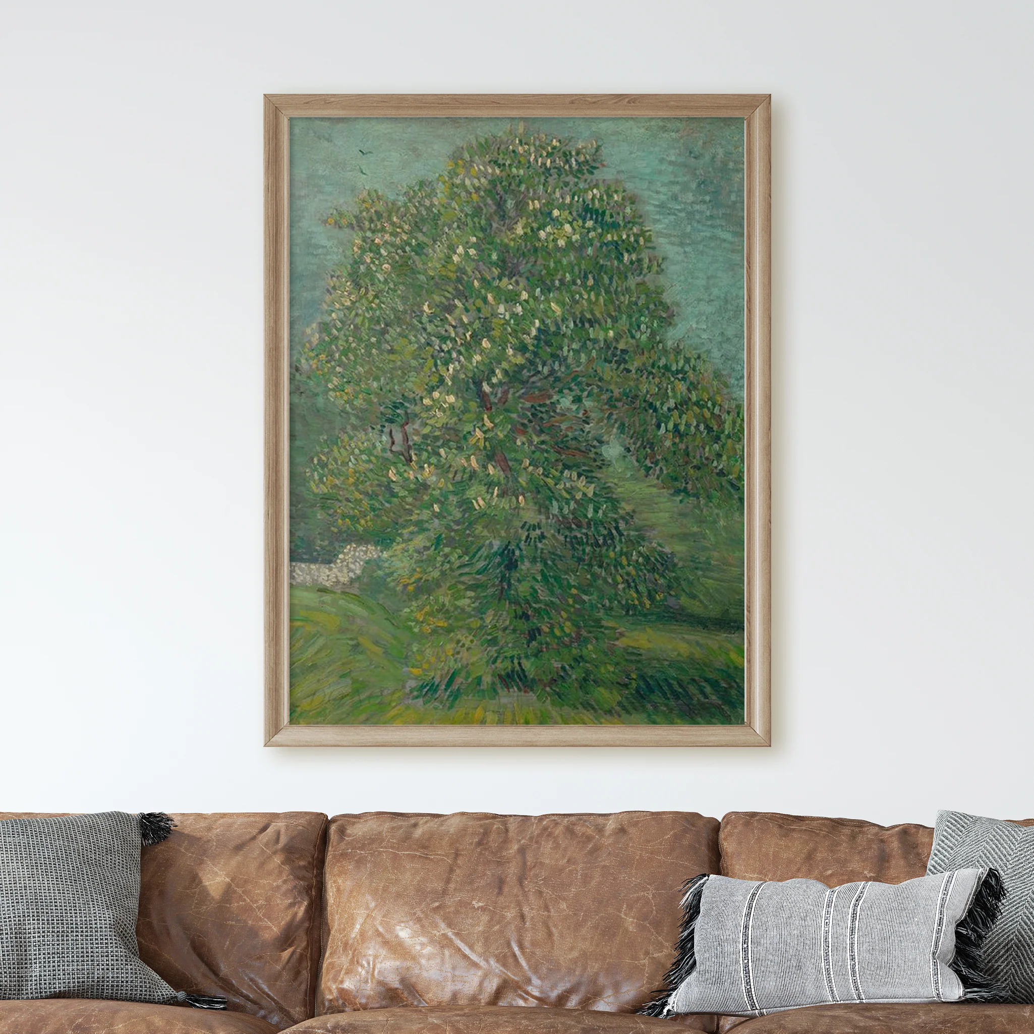 Horse Chestnut Tree in Blossom (1887) by Van Gogh - Image 2