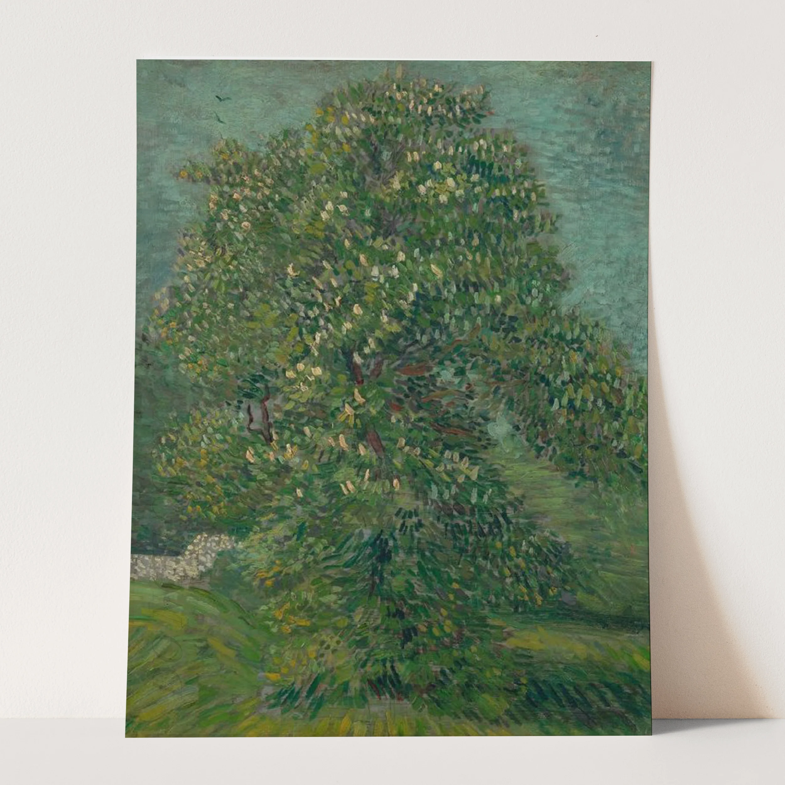 Horse Chestnut Tree in Blossom (1887) by Van Gogh - Image 3