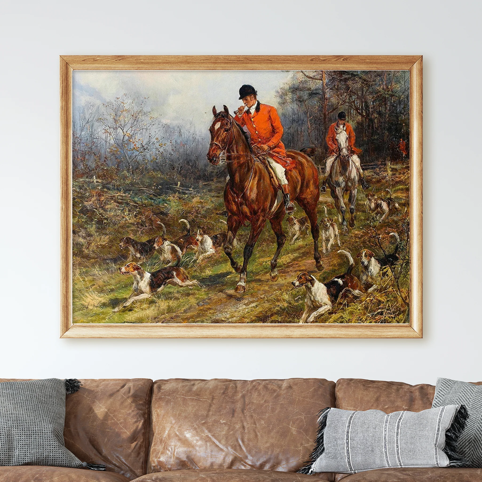 Horses and Hounds by Heywood Hardy - Image 2