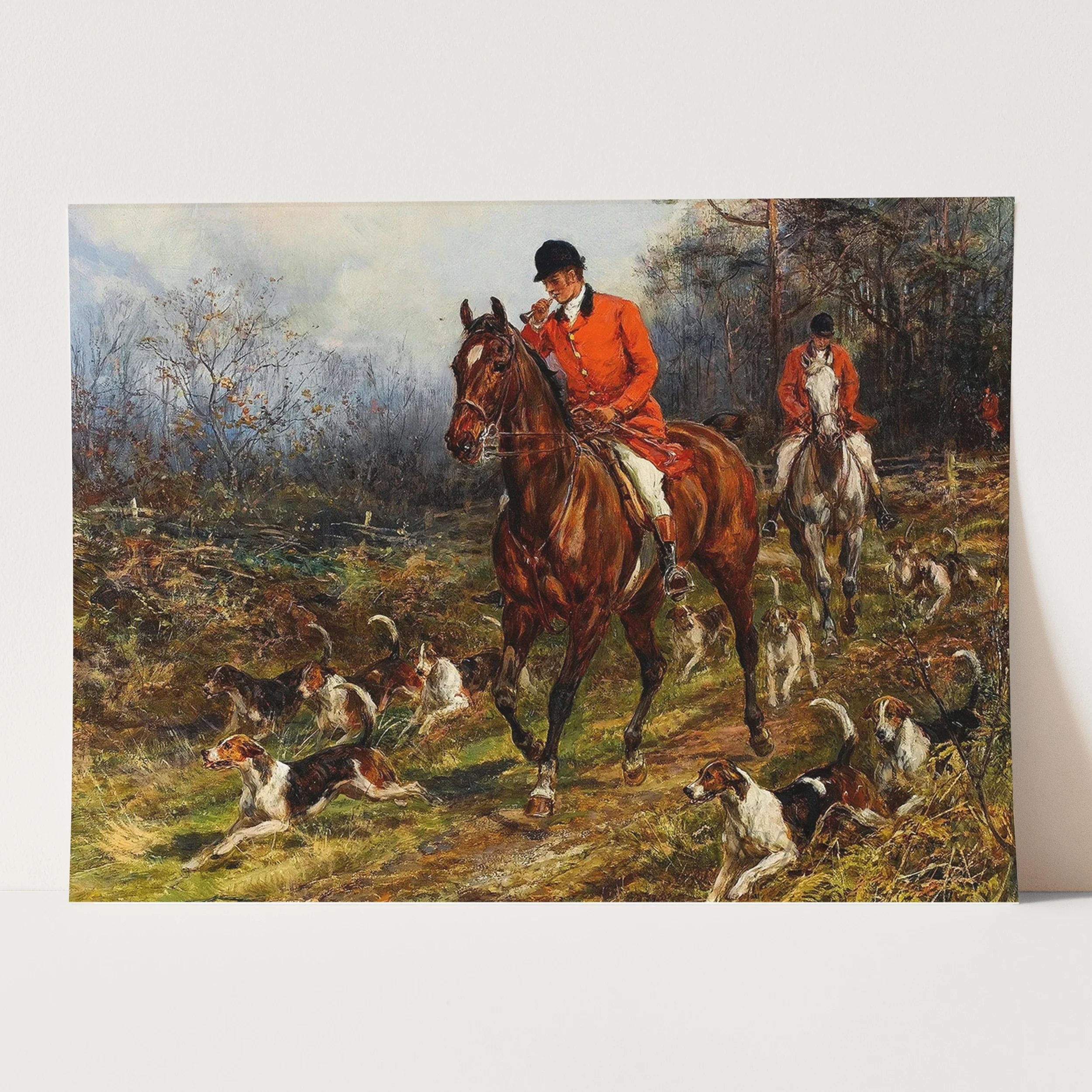 Horses and Hounds by Heywood Hardy - Image 3