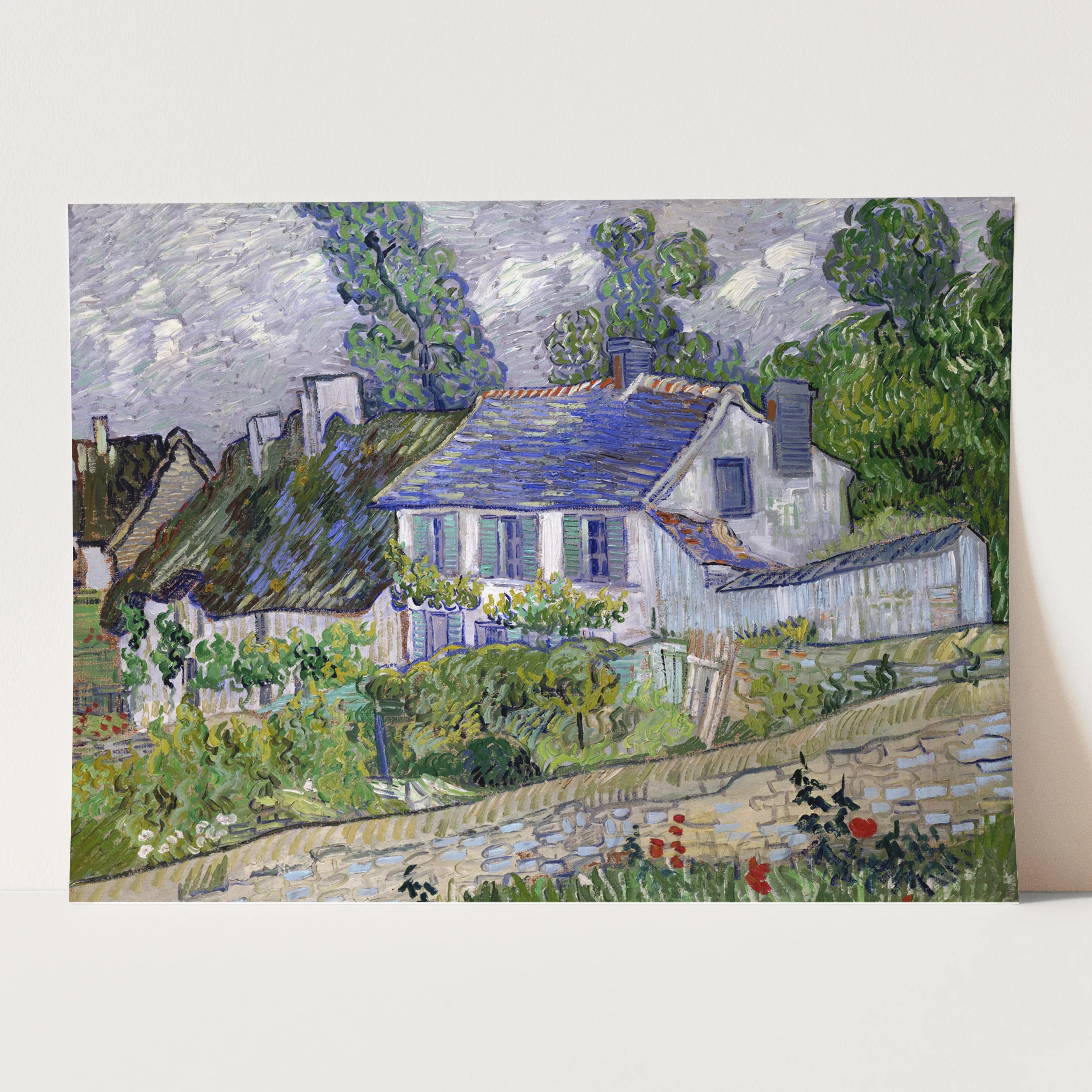 Houses at Auvers (1890) by Van Gogh - Image 3