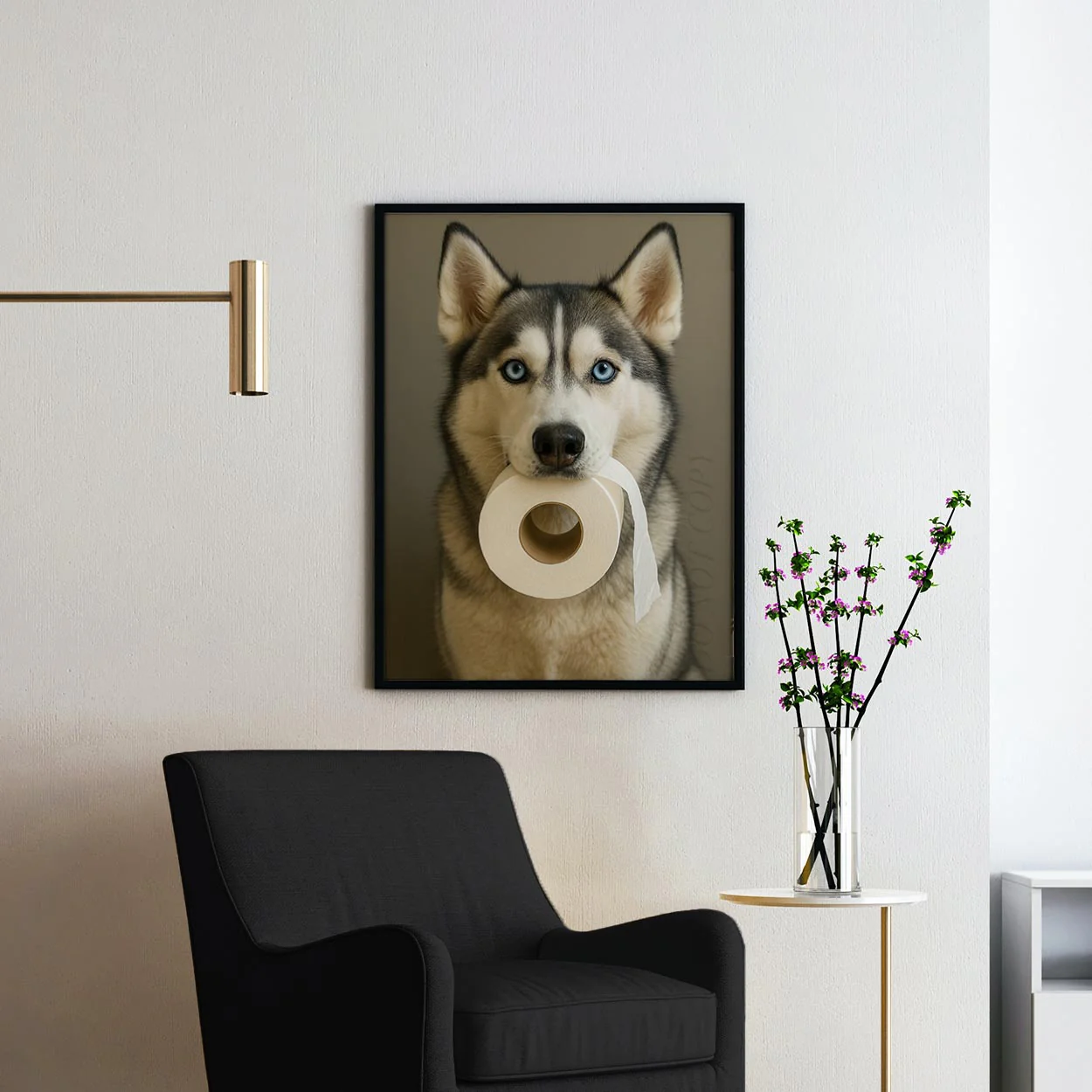 Husky Dog Toilet Paper - Image 2