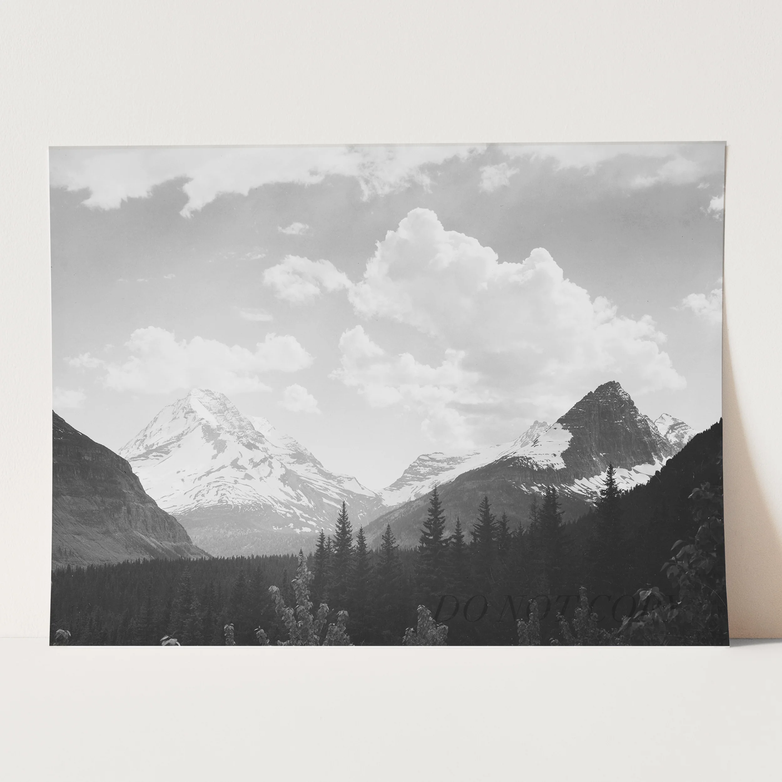 In Glacier National Park by Ansel Adams - Image 3