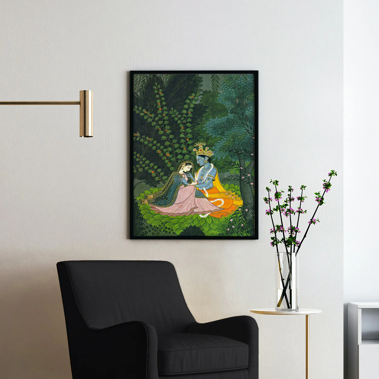 Indian God Krishna and Radha - Image 2