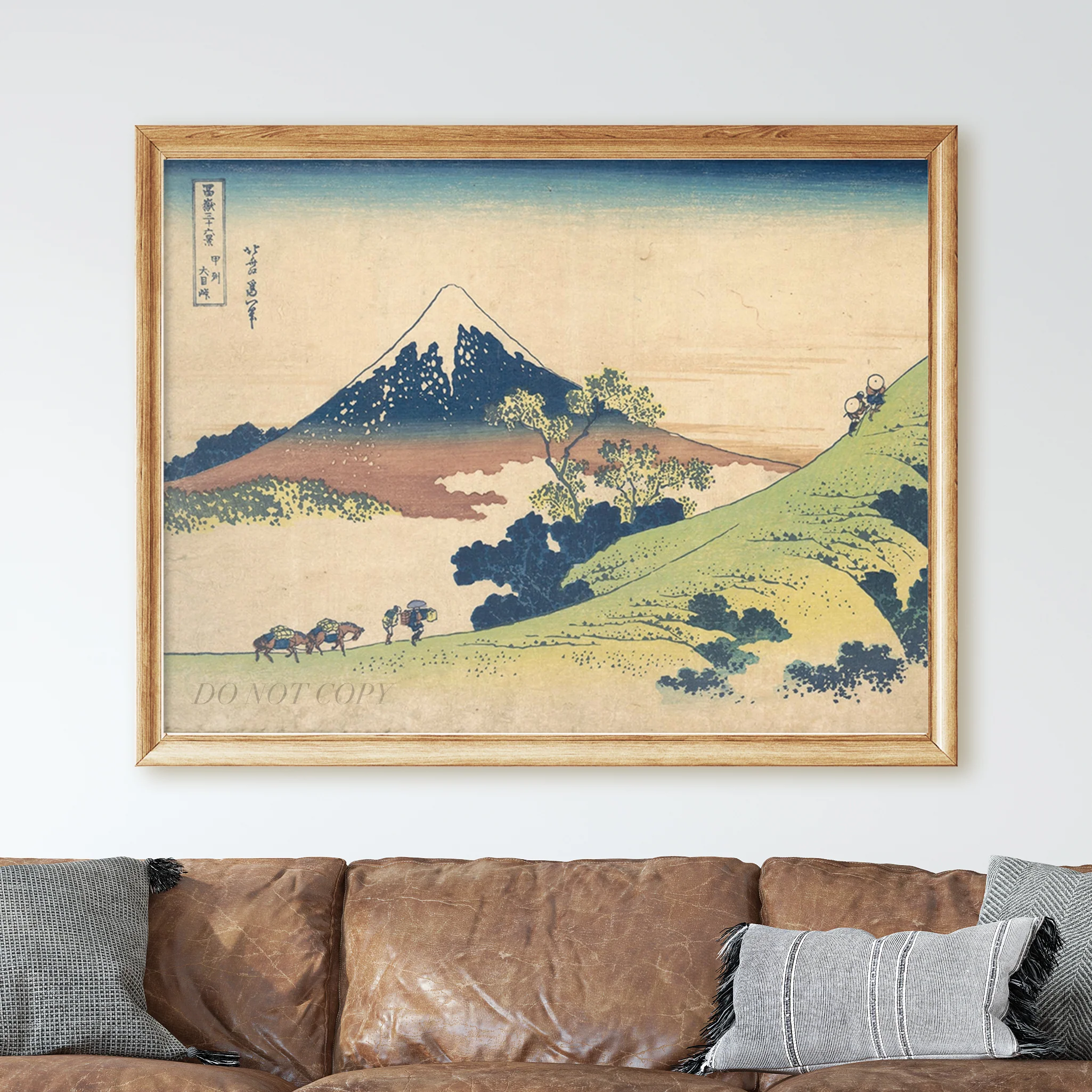 Inume Pass In The Kai Province by Katsushika Hokusai - Image 2